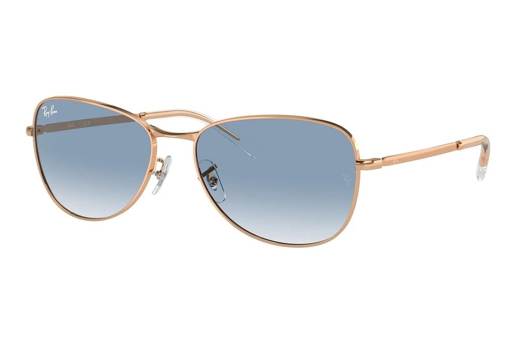 Ray-Ban   RB3733 92023F Clear & BlueRose Gold