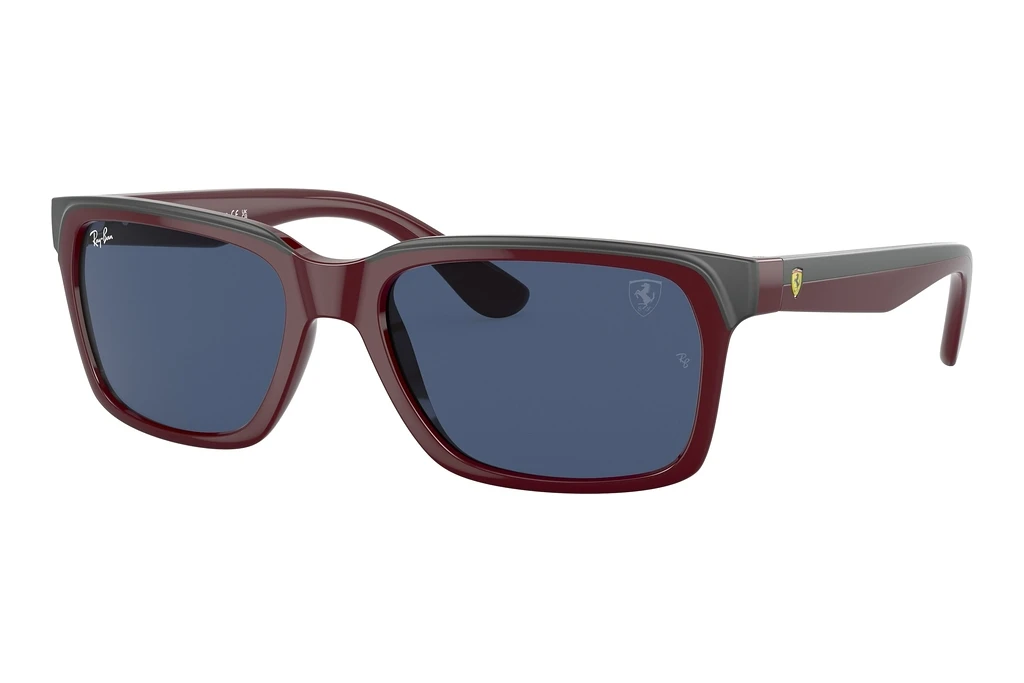 Ray-Ban   RB4393M F67980 BlueDark Red On Grey
