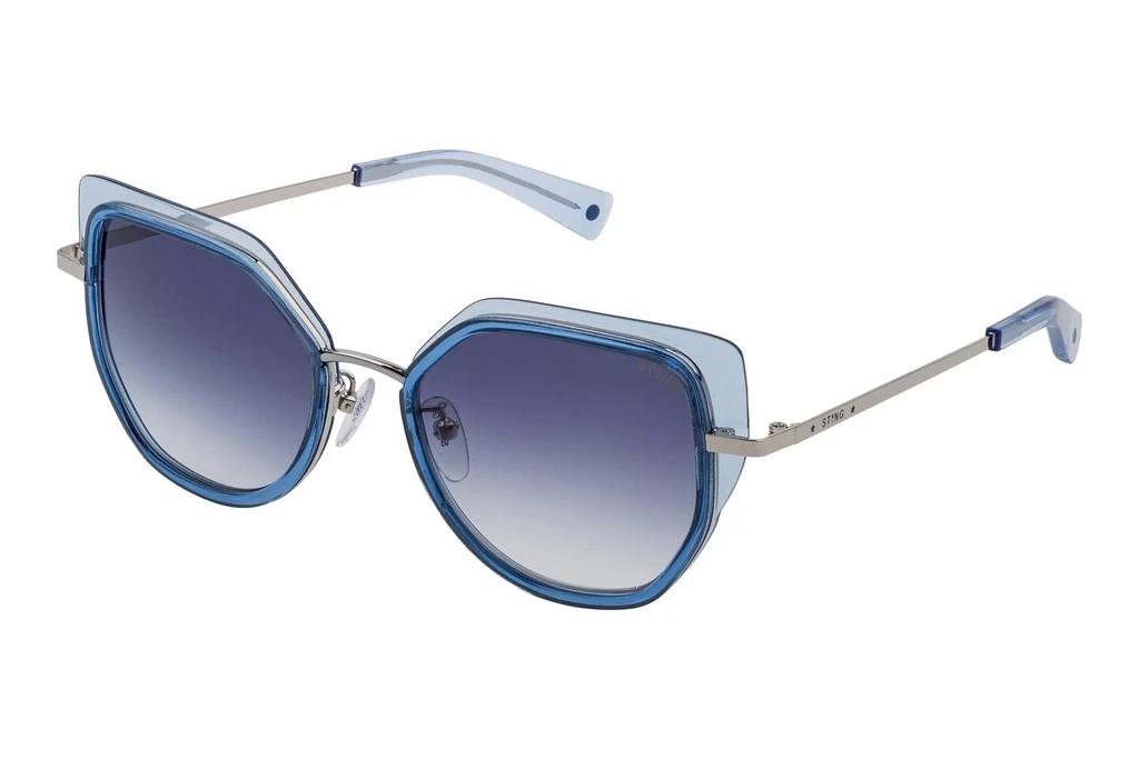 Sting   SST362V 0514 BLUE GRADIENTSHINY SILVER W/BLUE PARTS