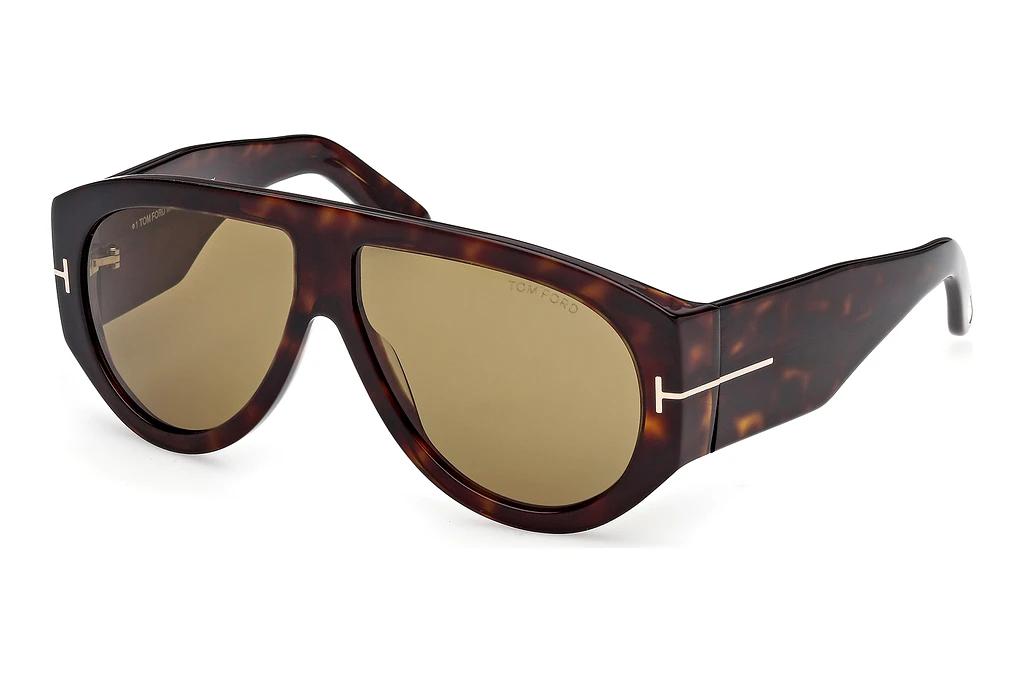 Tom Ford   FT1044 52N grünDunkel Havanna