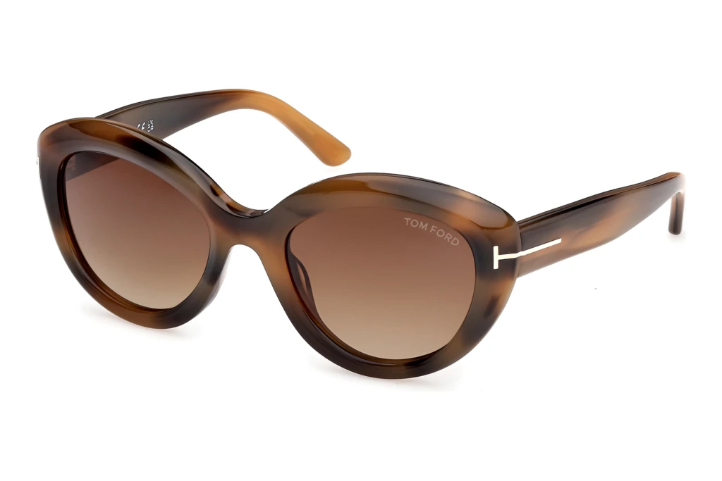 Tom Ford   FT1316 55F braun verlaufendBunt Havanna