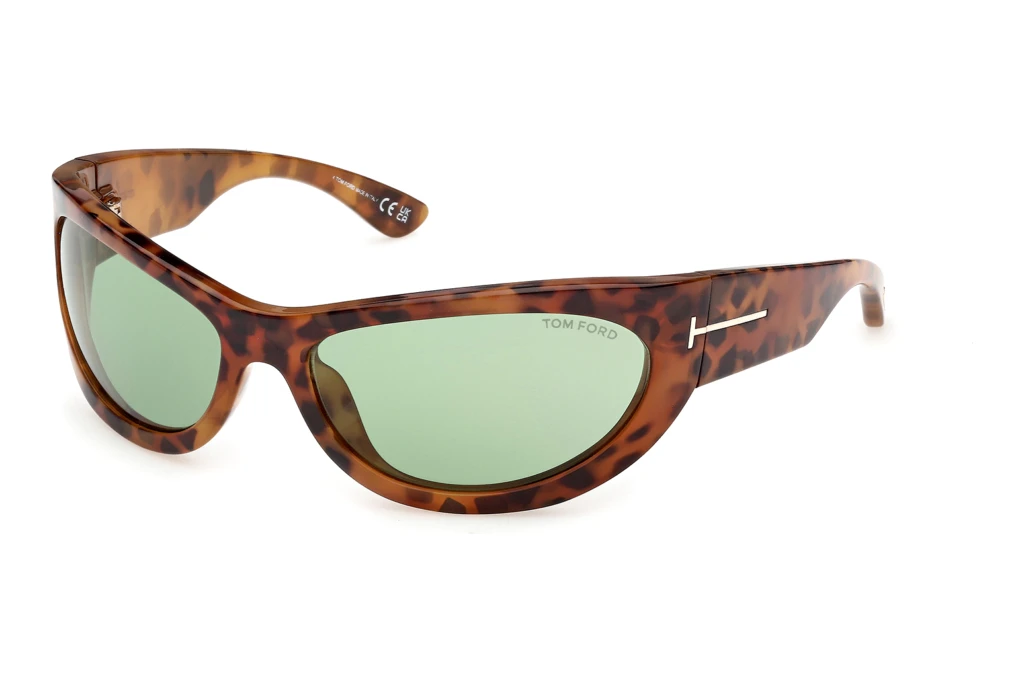 Tom Ford   FT1365 55N grünBunt Havanna