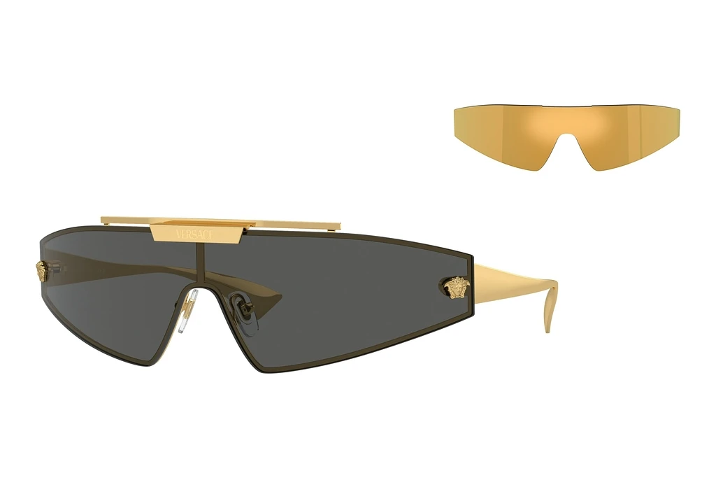 Versace   VE2265 100287 Dark Grey/Mirror GoldGold