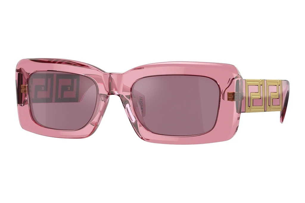 Versace   VE4444U 5355AK Violet Internal Mirror SilverTransparent Pink