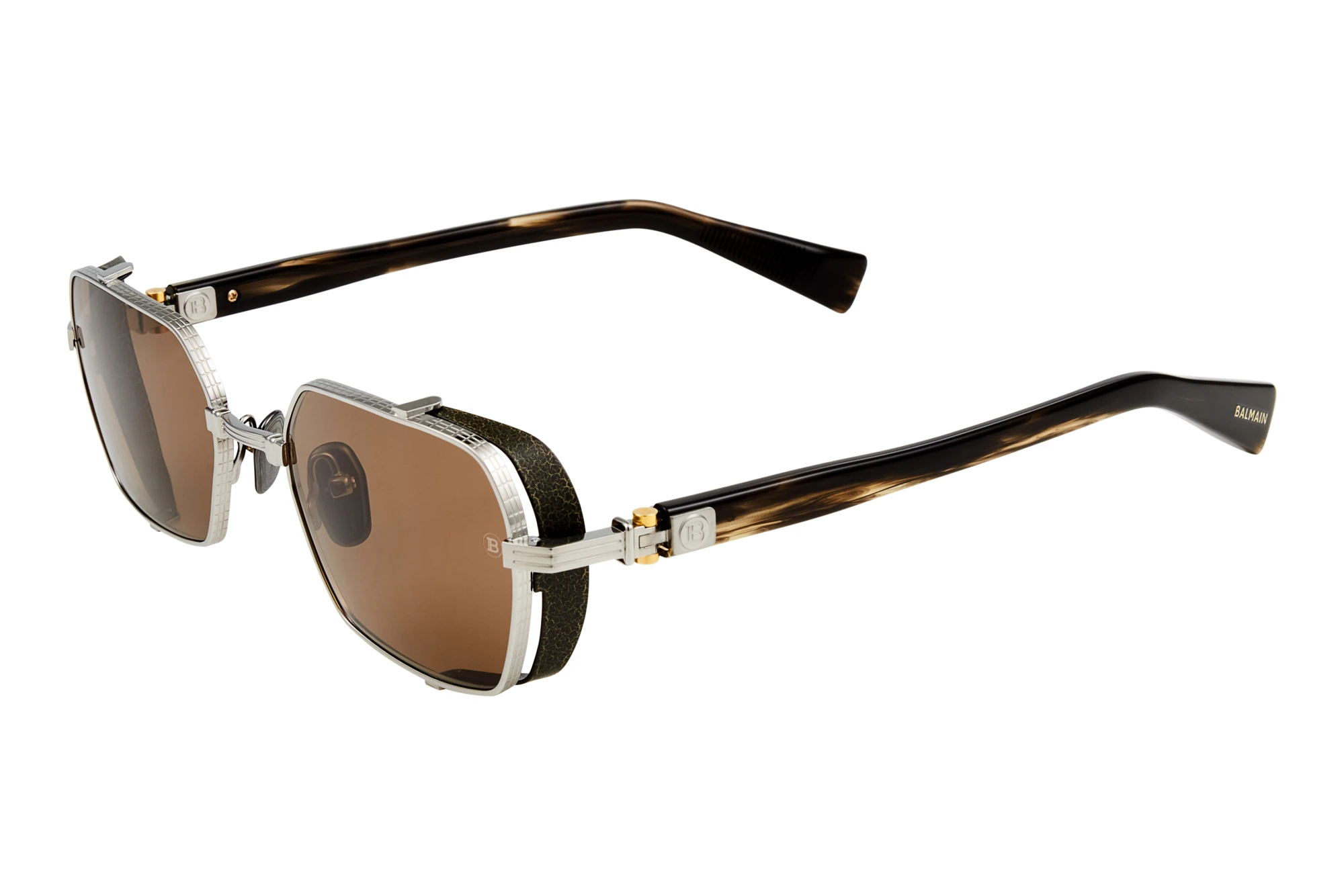 Balmain Paris   BPS-117 B Dark Brown - ARBlack Palladium - Dark Brown Swirl