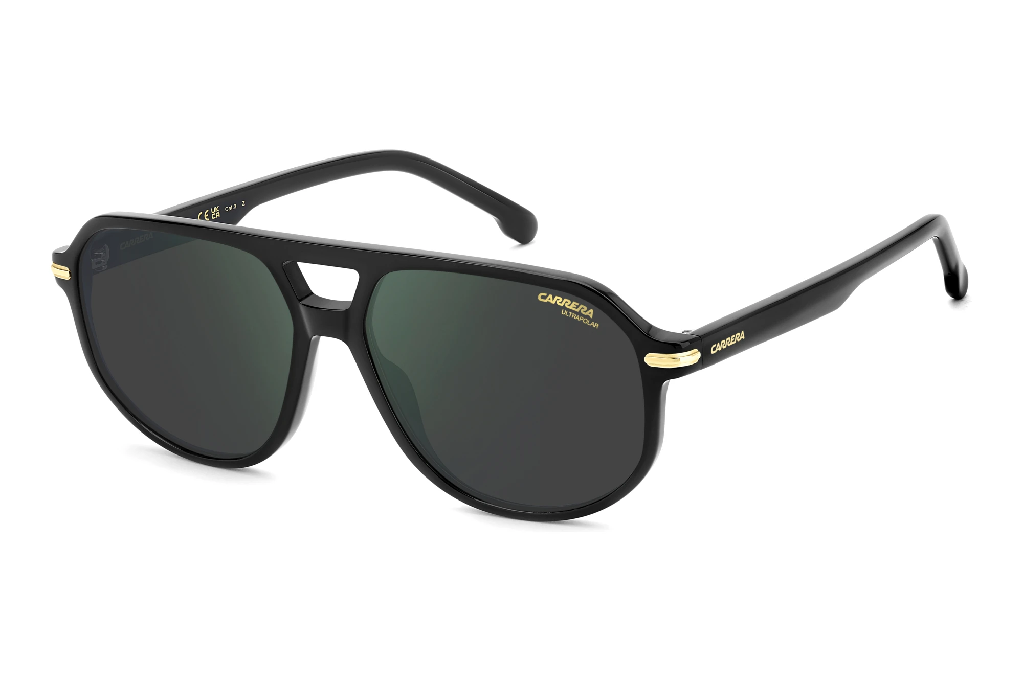 Carrera   CARRERA 375/S 807/Q3 GREENGREY SP PZ HIGHT CONTRAST ANTIREFLEBLACK