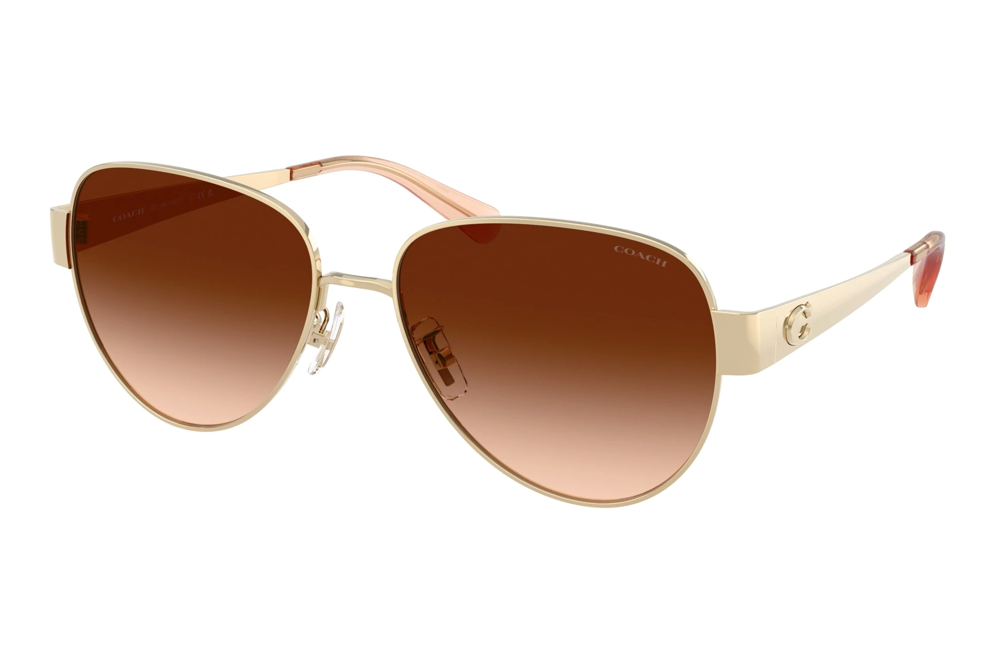 Coach   HC7186 900574 Brown GradientShiny Light Gold