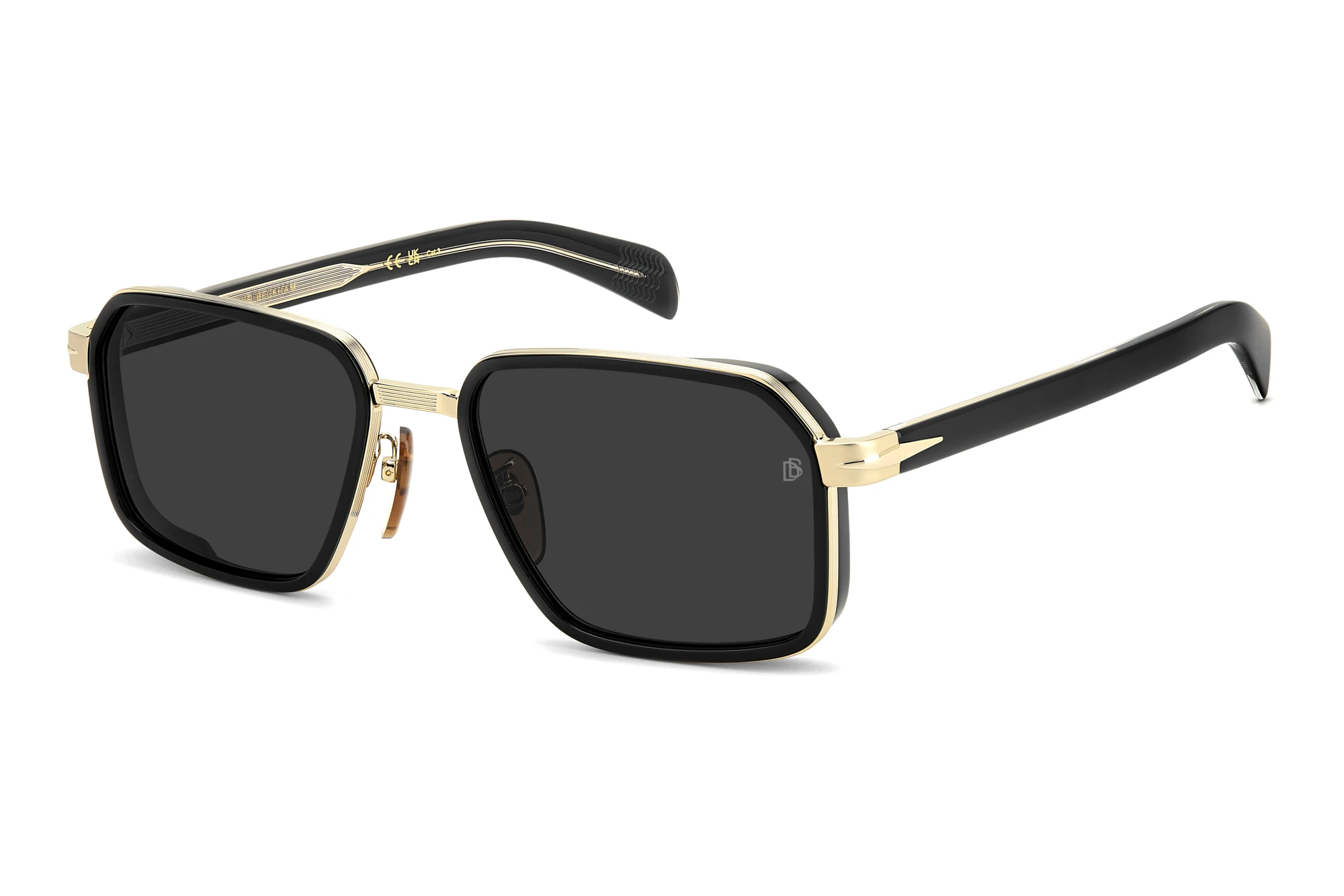 David Beckham   DB 7158/S RHL/IR GREYGOLD BLACK 2