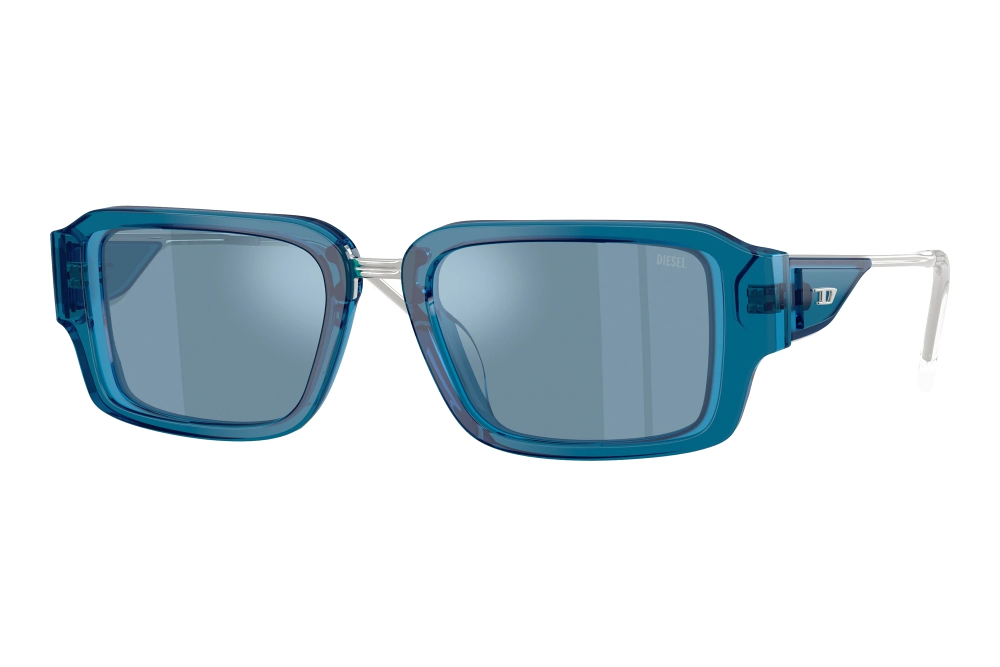 Diesel   DL2016U 20511U Light Blue Mirror SilverTransparent Blue