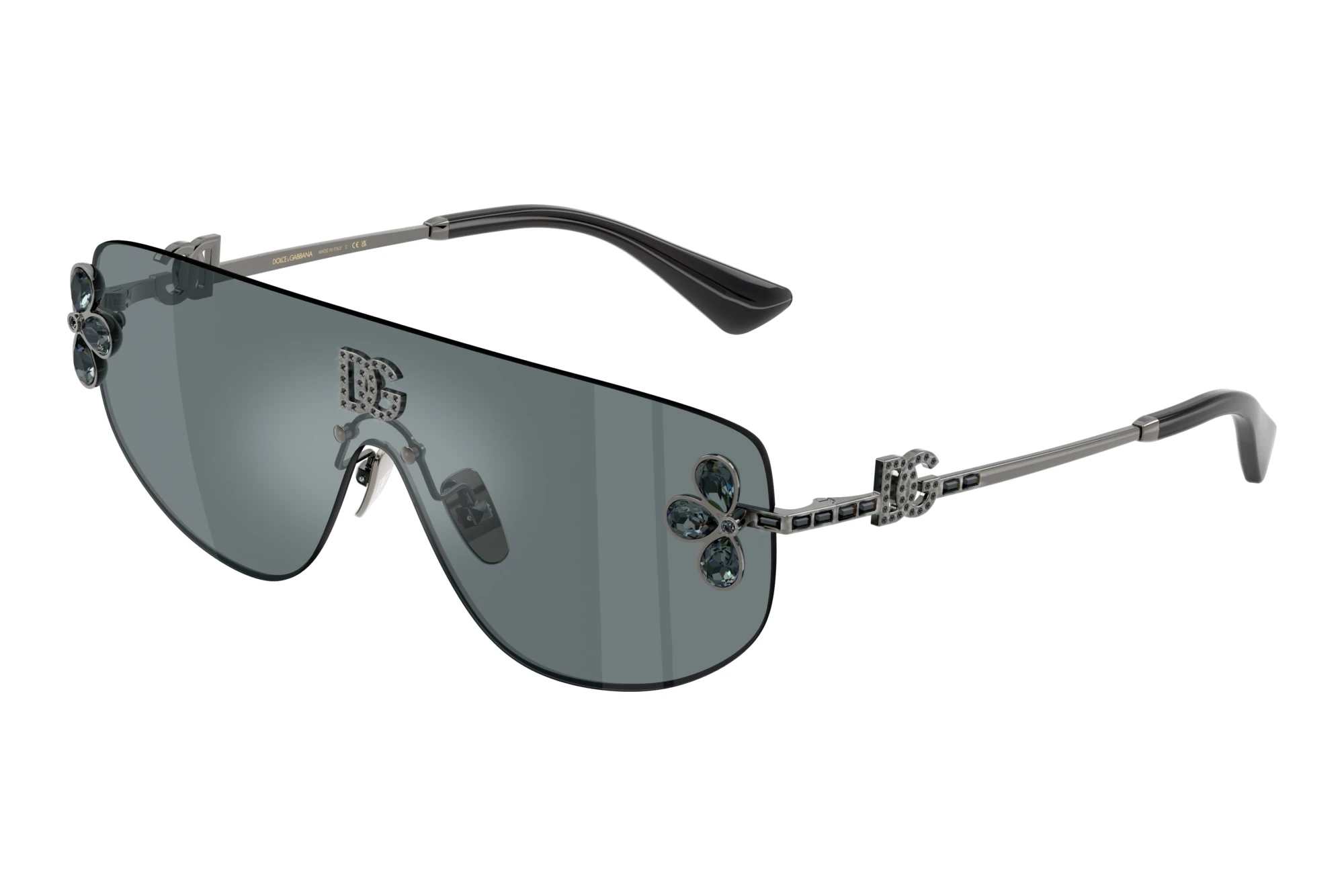 Dolce & Gabbana   DG2333B 12866G Grey Mirror BlackDark Gunmetal