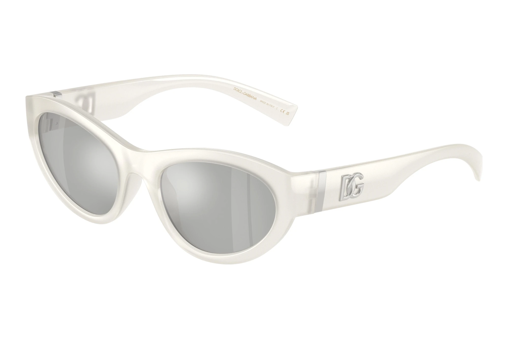 Dolce & Gabbana   DG6207 30398V Clear Mirror SilverMilky White