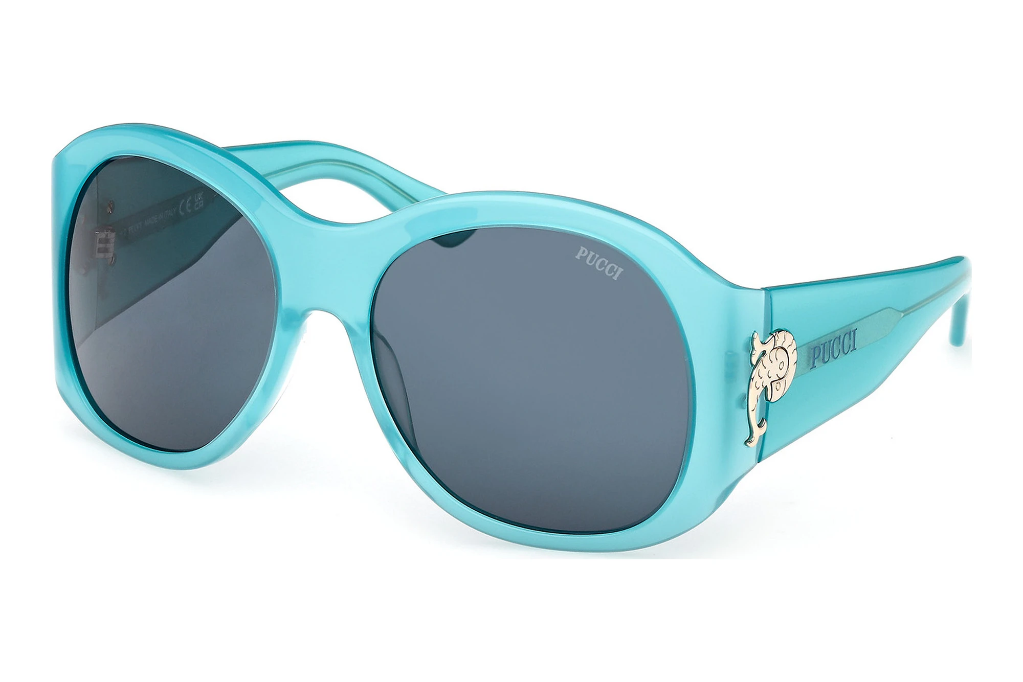 Emilio Pucci   EP0233 87V blauGlänzend Türkis