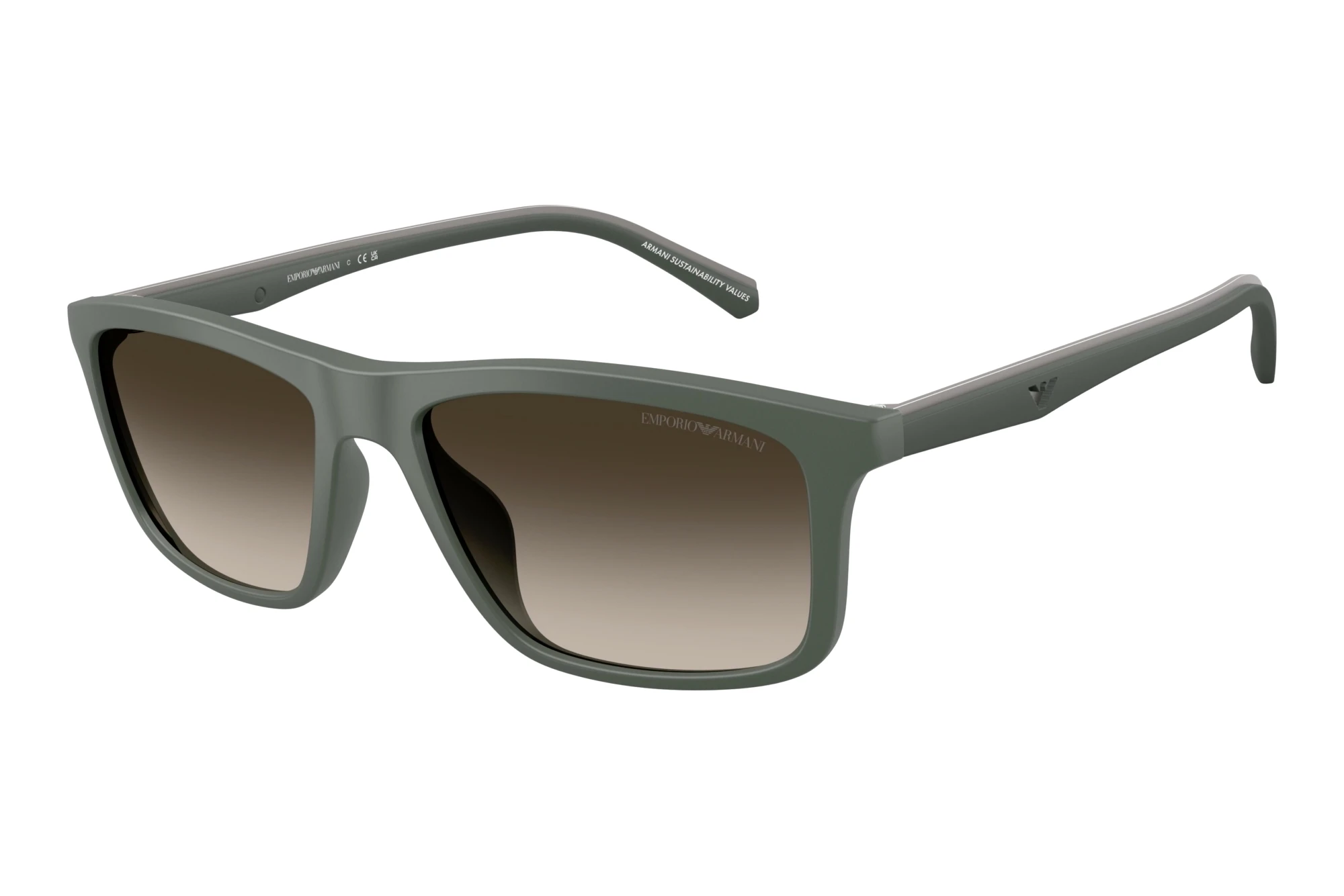 Emporio Armani   EA4257U 631213 Gradient BrownMatte Green