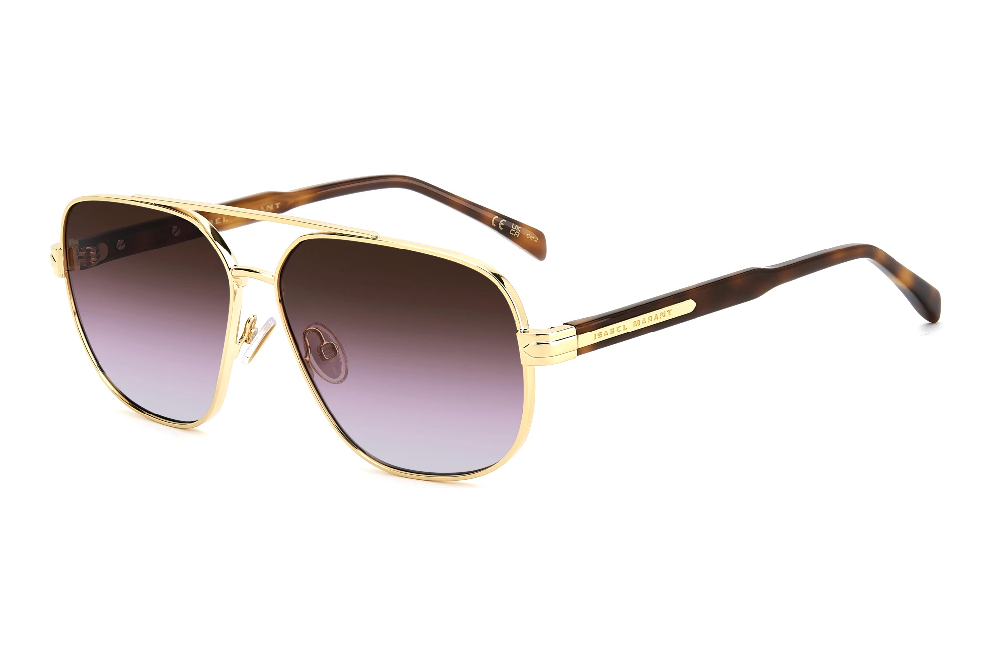 Isabel Marant   IM 0281/S 001/QR BROWN SHADED VIOLETYELLOW GOLD