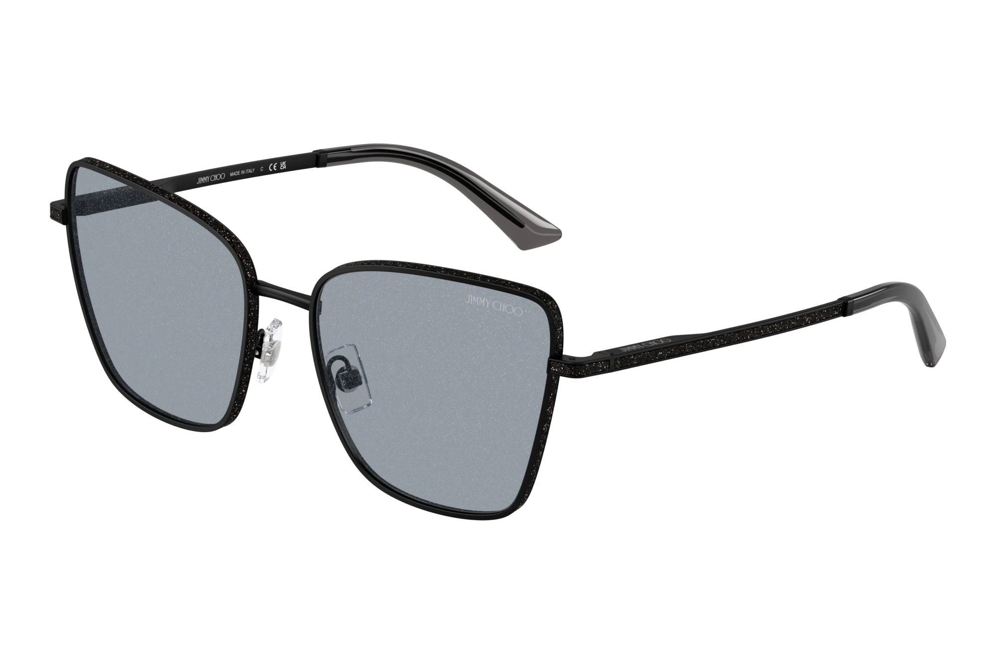 Jimmy Choo   JC4023J 30014R Dark Grey GlitterMatte Black