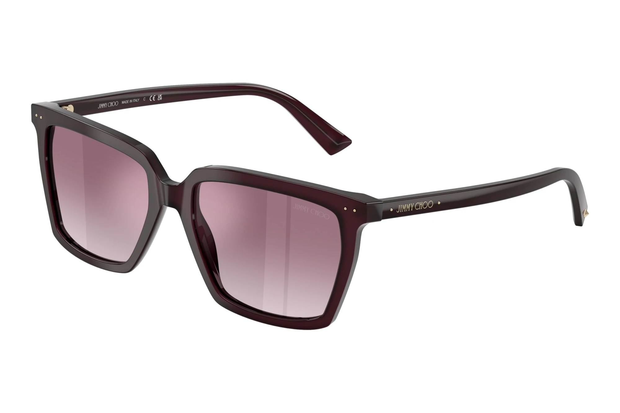 Jimmy Choo   JC5051 50866X Gradient Violet Mirror SilverOpaline Prune