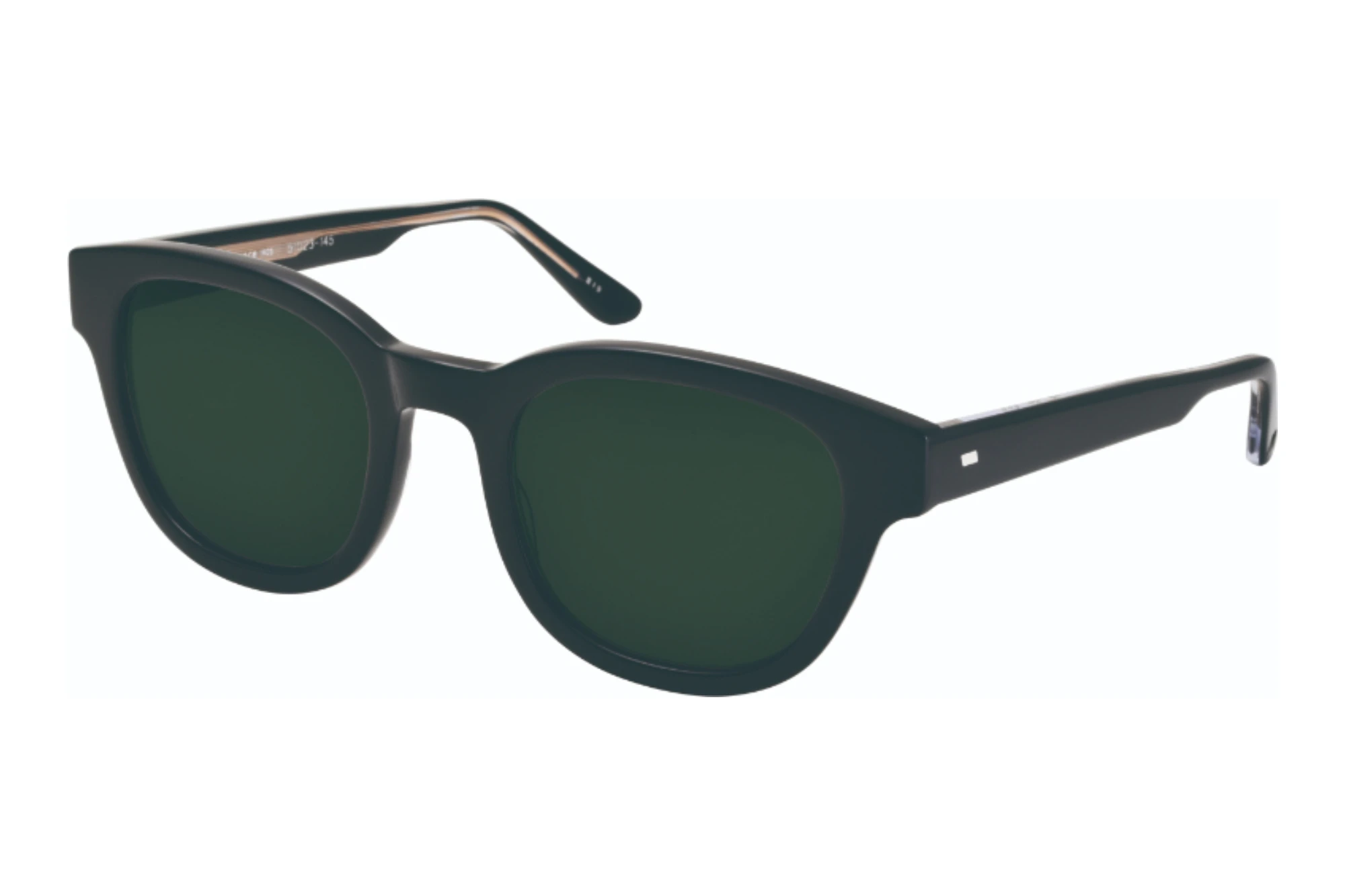 MASUNAGA   KOKI096 S19 Mineral Polarised Lenses / GreenUSG-BK