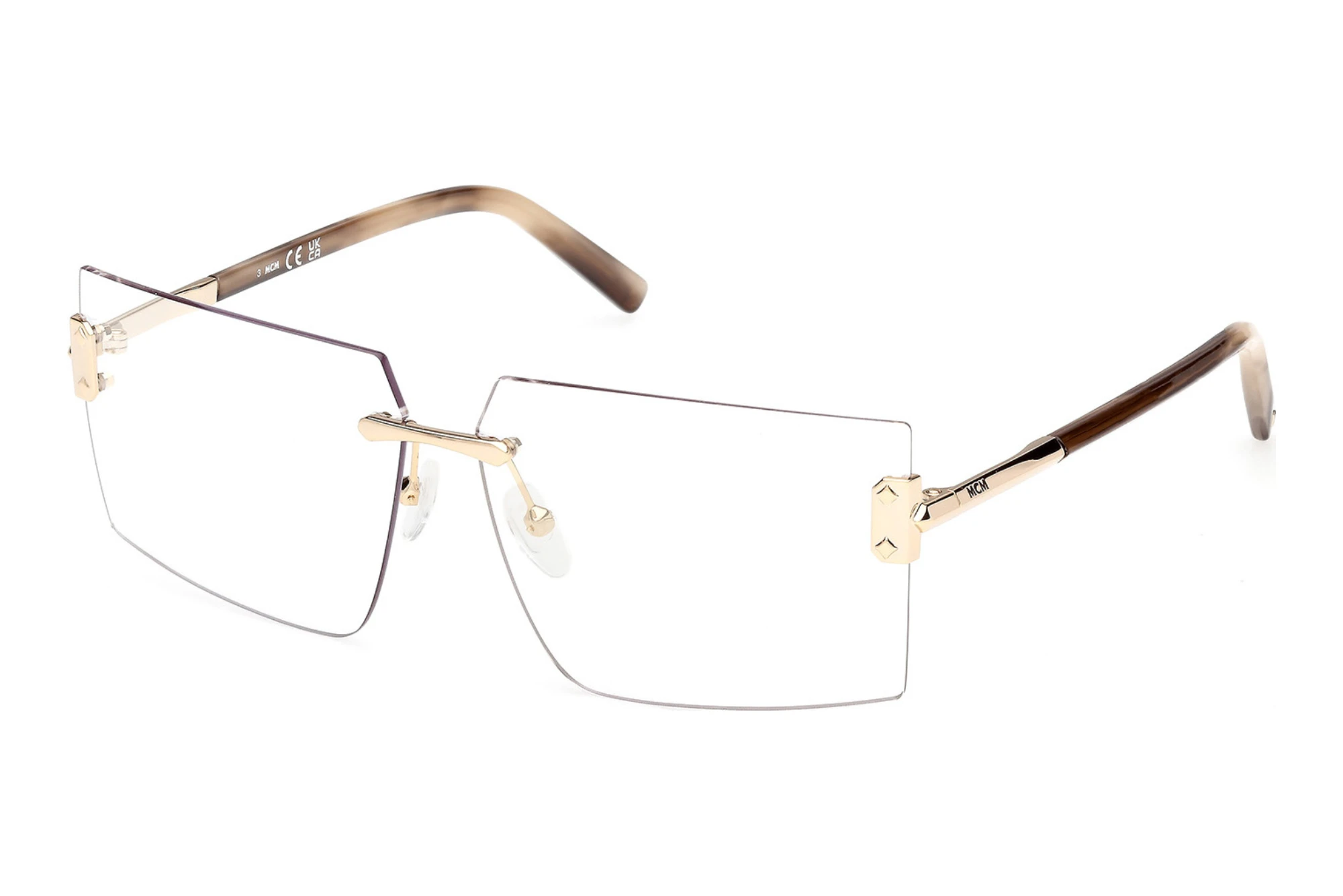 MCM Worldwide   MW0028-H 32C grau verspiegeltGlänzend Blassgold