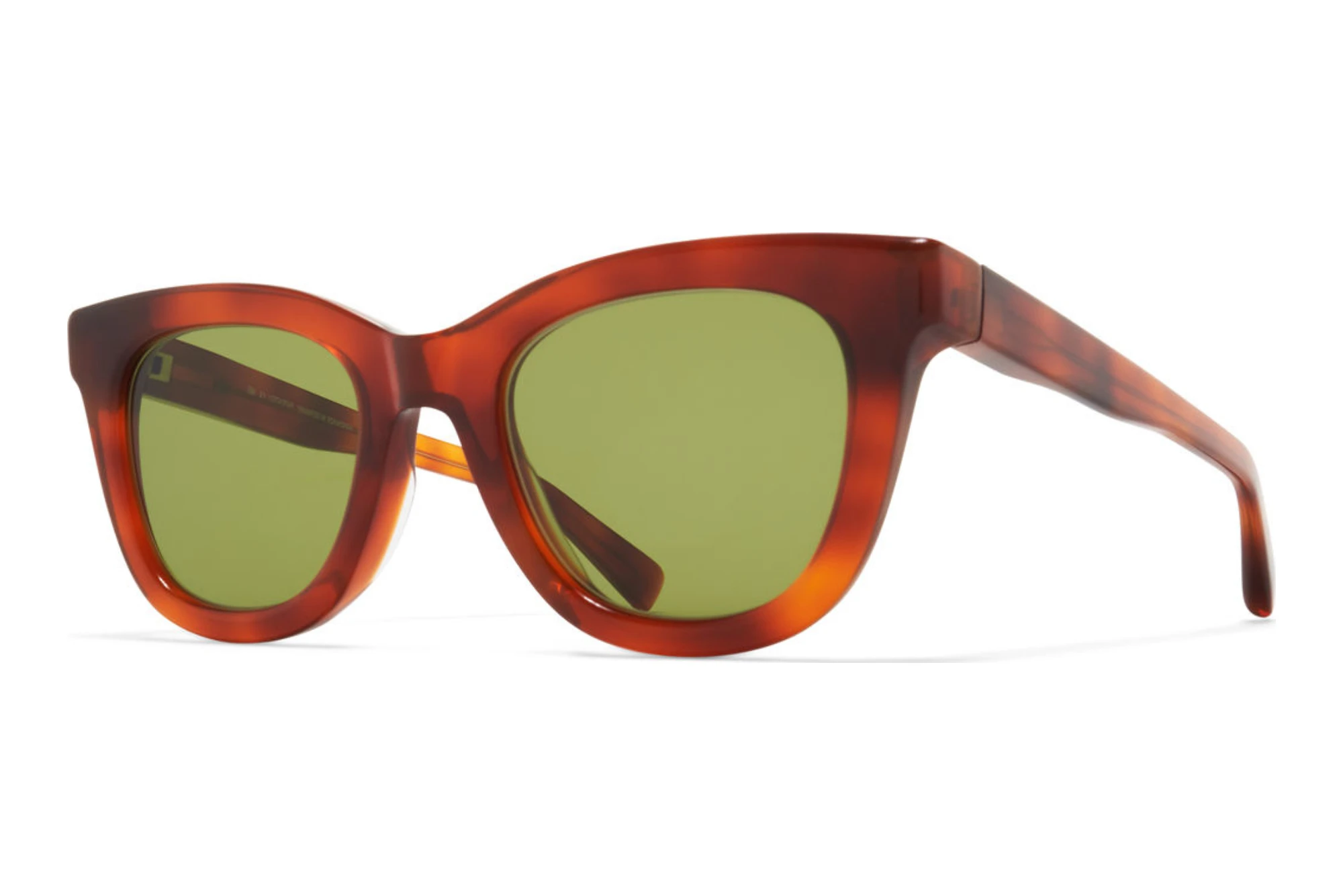 MYKITA   LAIMI SUN 620 Euphosgreen SolidC214-Soft Havana/Shiny Silver