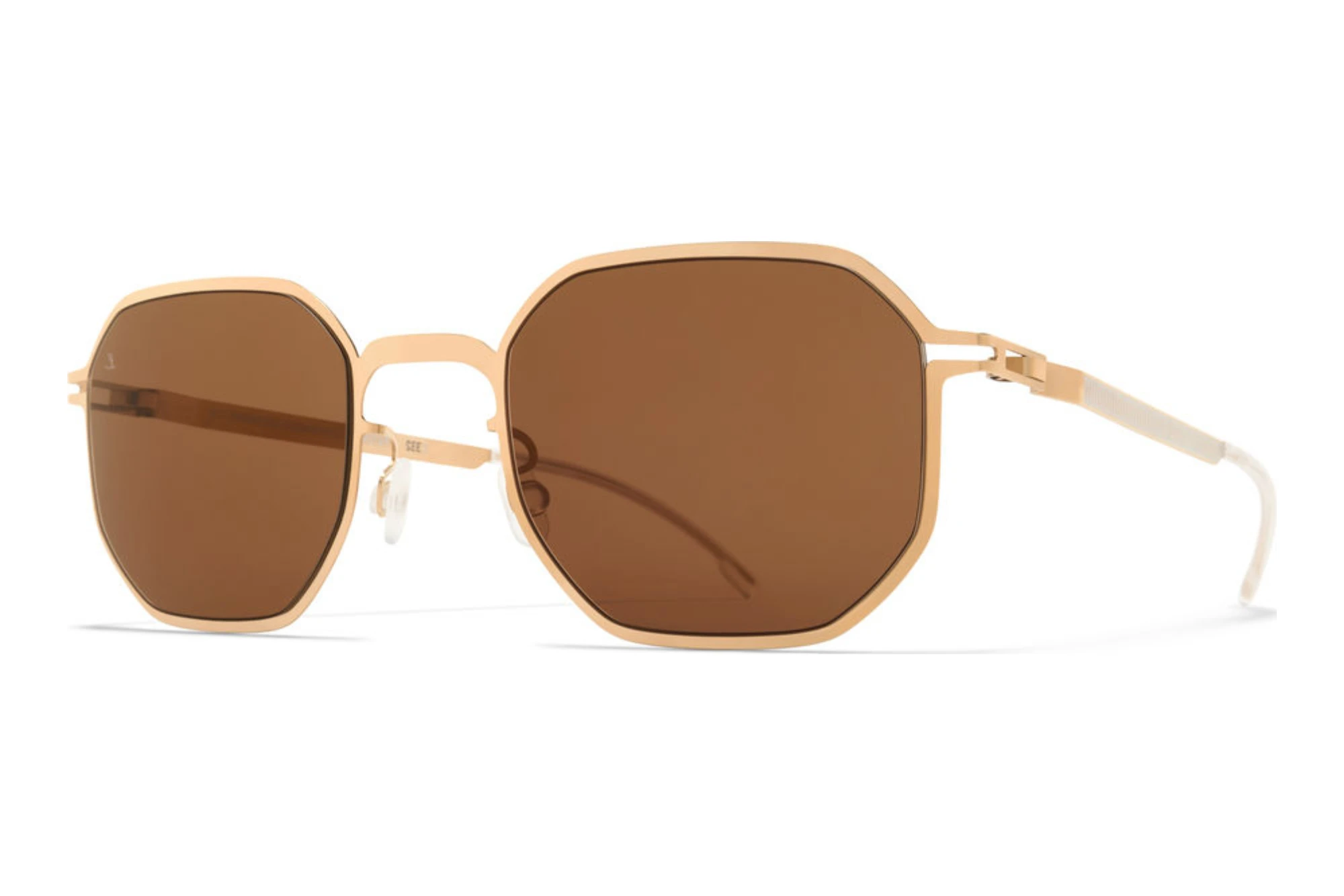 MYKITA   ML15 SUN 332 Leica Brown 85 SolidLeica Light Champagnegold