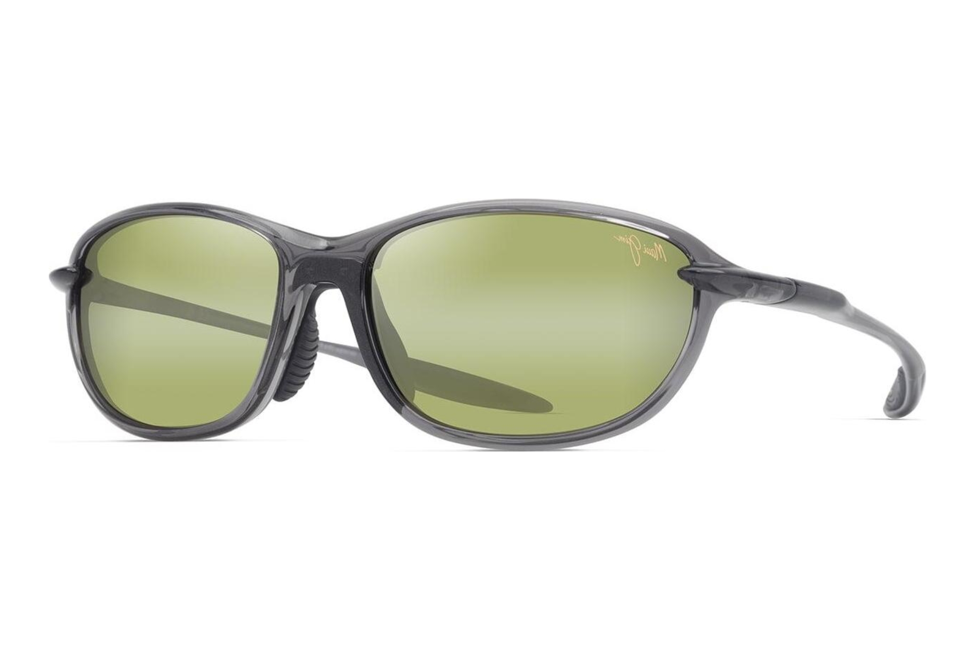 Maui Jim   Hookipa Ultra R - AF HT340-14 Maui HT™Metal Shiny Trans Dark Grey