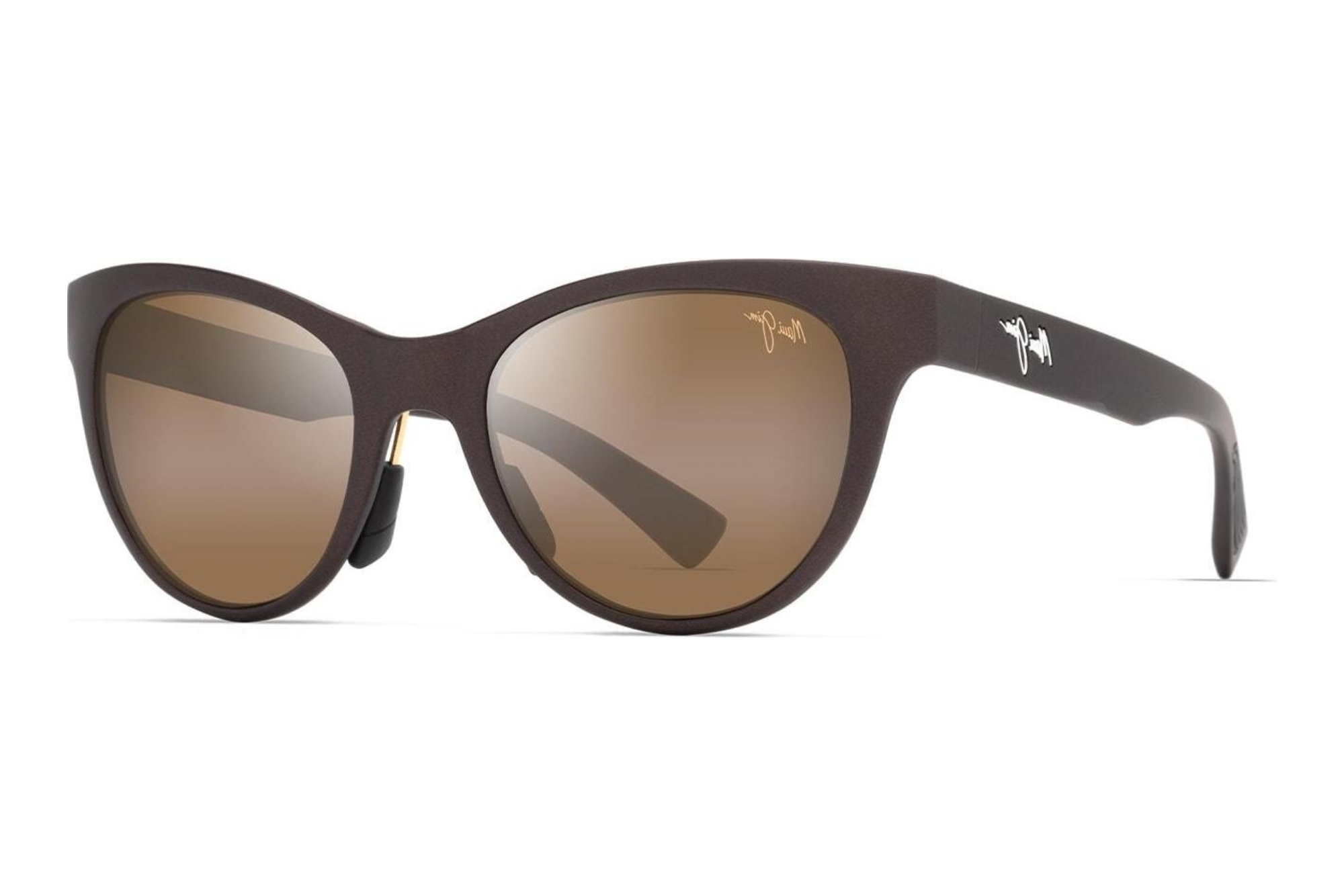 Maui Jim   Hulahe H685-01 HCL® BronzeMetal Matte Brown