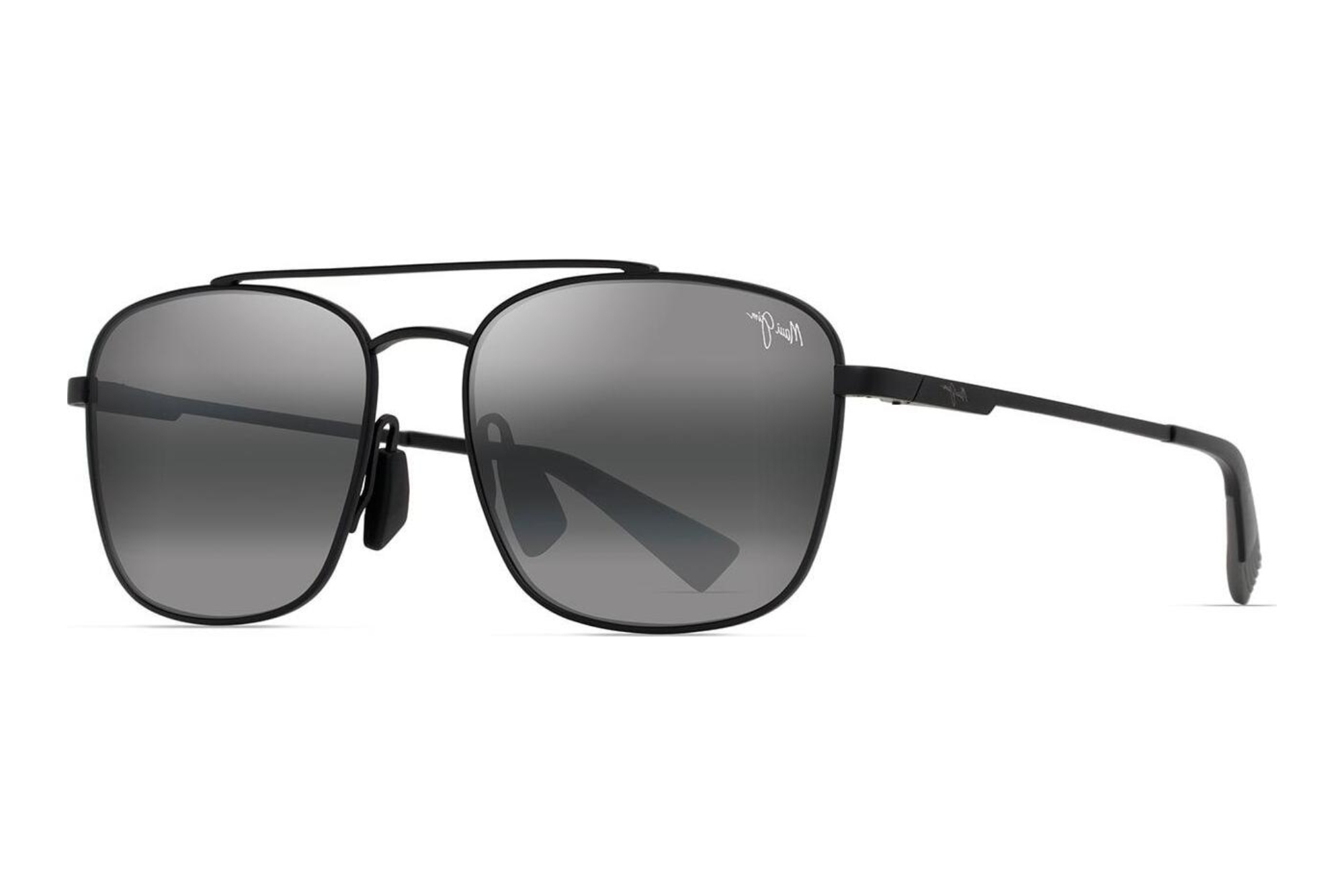 Maui Jim   Piwai AF 645-02 Neutral GreyMatte Black w/Grey