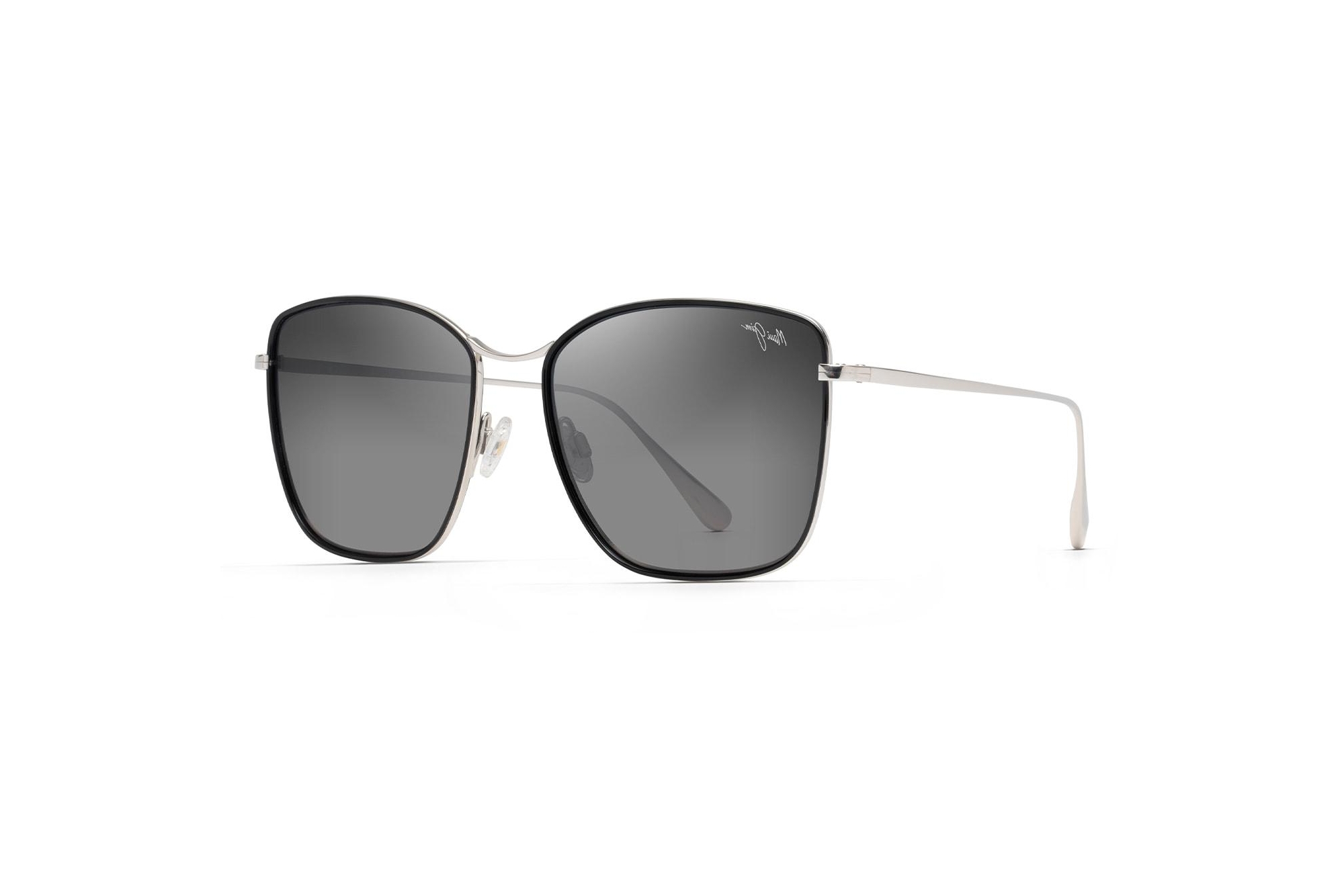 Maui Jim   Tiger Lily GS561-02 Neutral GreyGloss Black with Silver