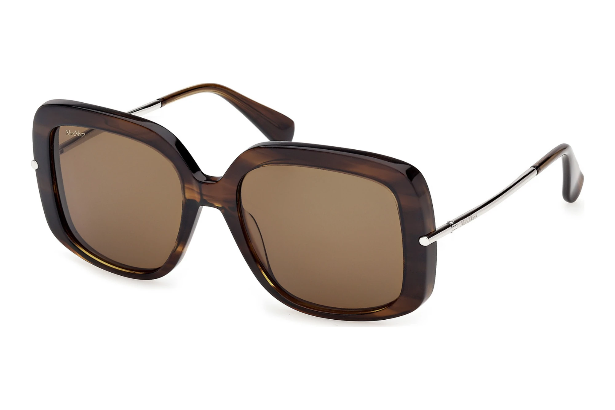 Max Mara   MM0195 61N grünHellbraun/Gestreift
