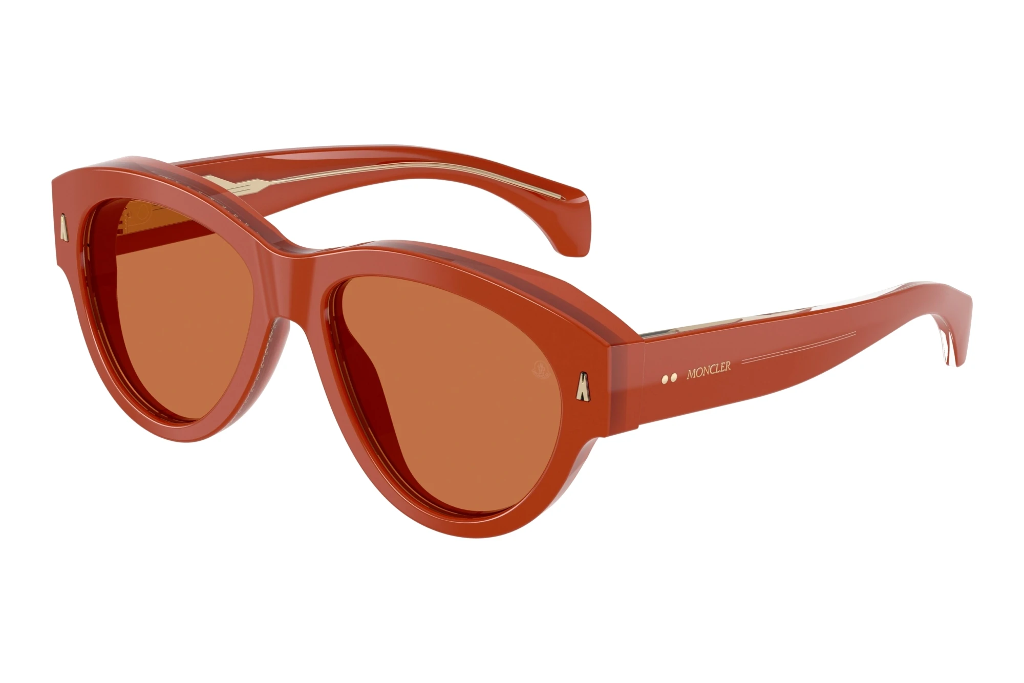 Moncler   ME6016U 302573 Solid CinnamonShiny Mattone