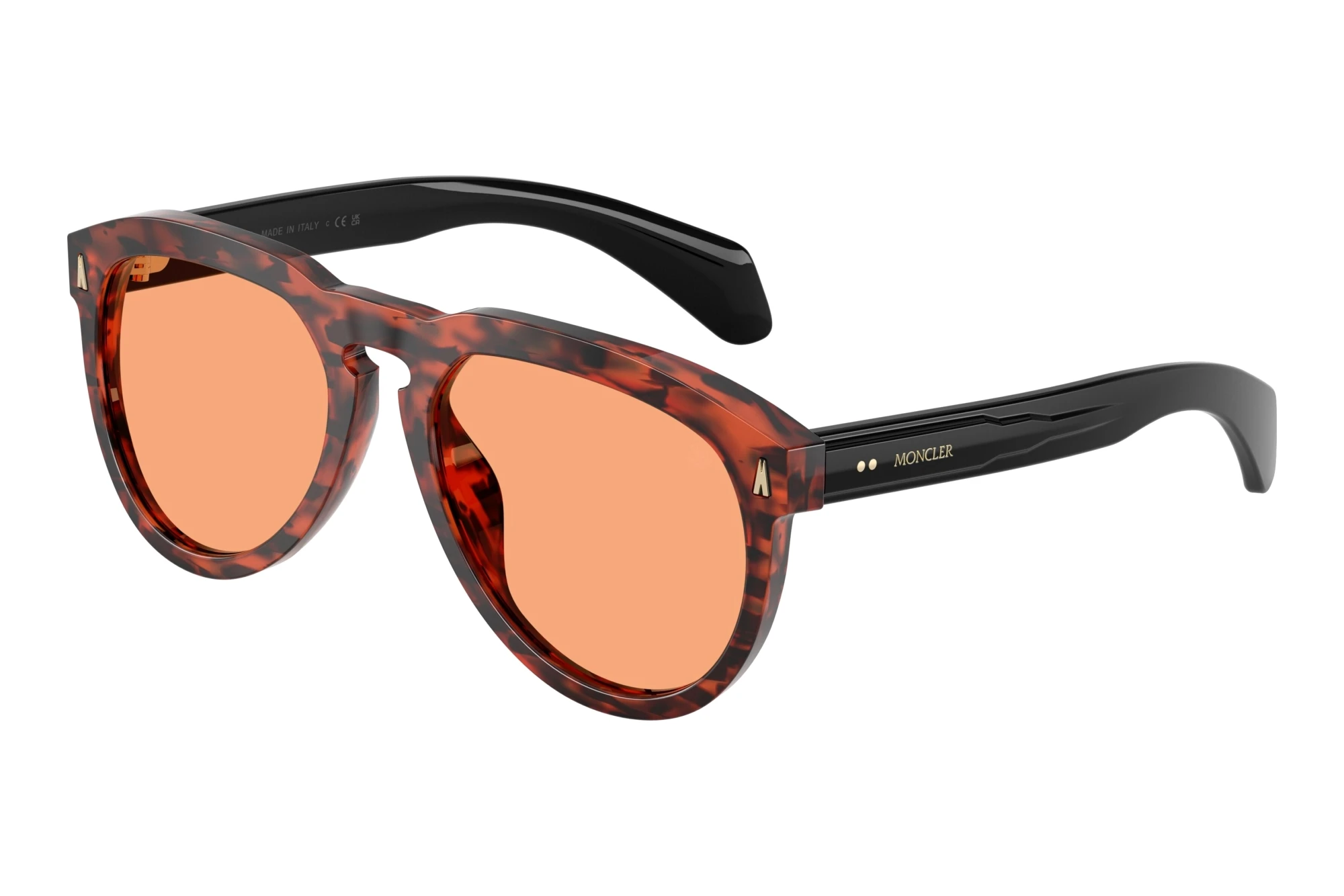 Moncler   ME6020U 303674 Solid OrangeMagma Havana