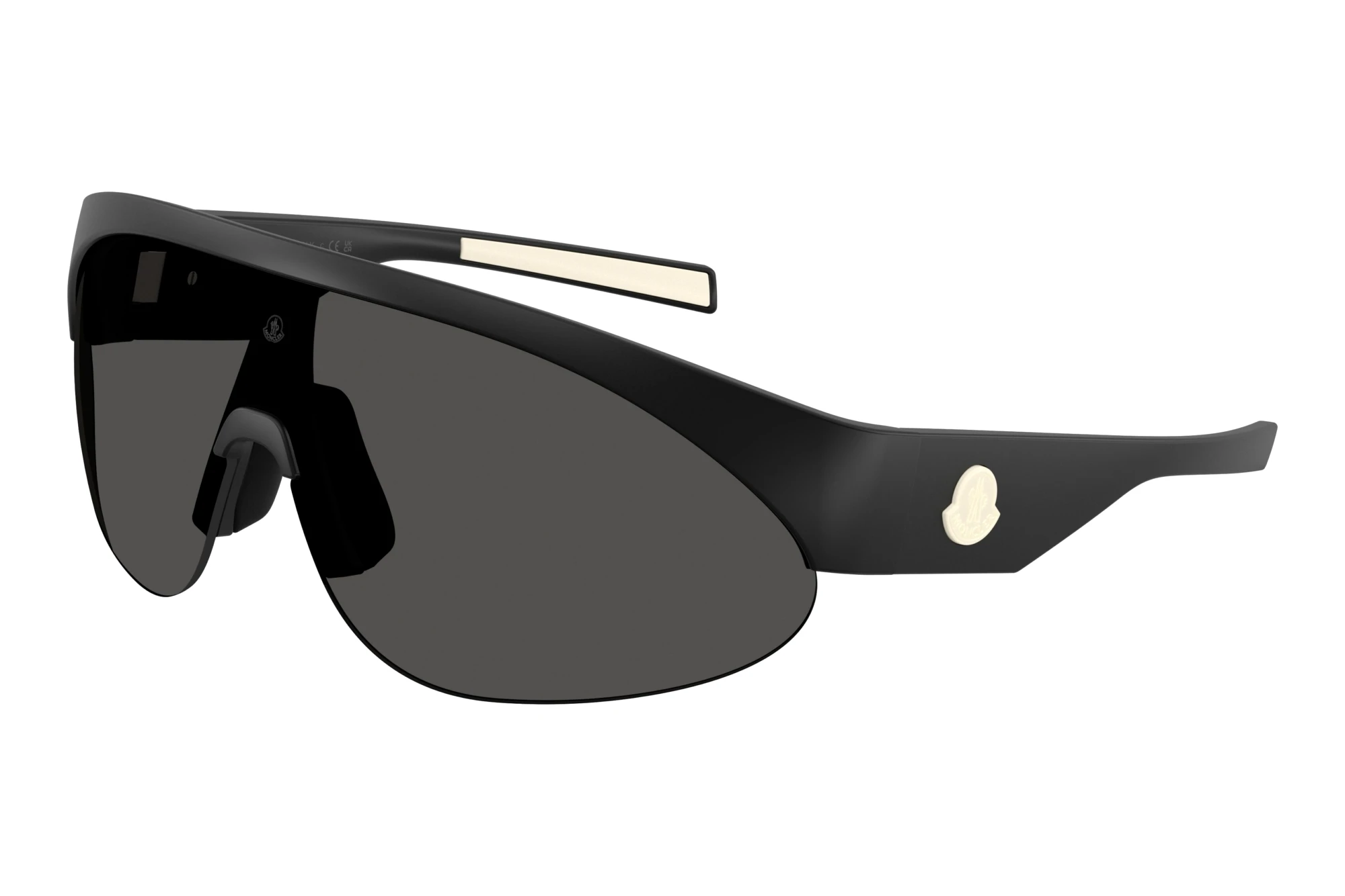 Moncler   ME8019U 500687 Solid GreyRubber Black