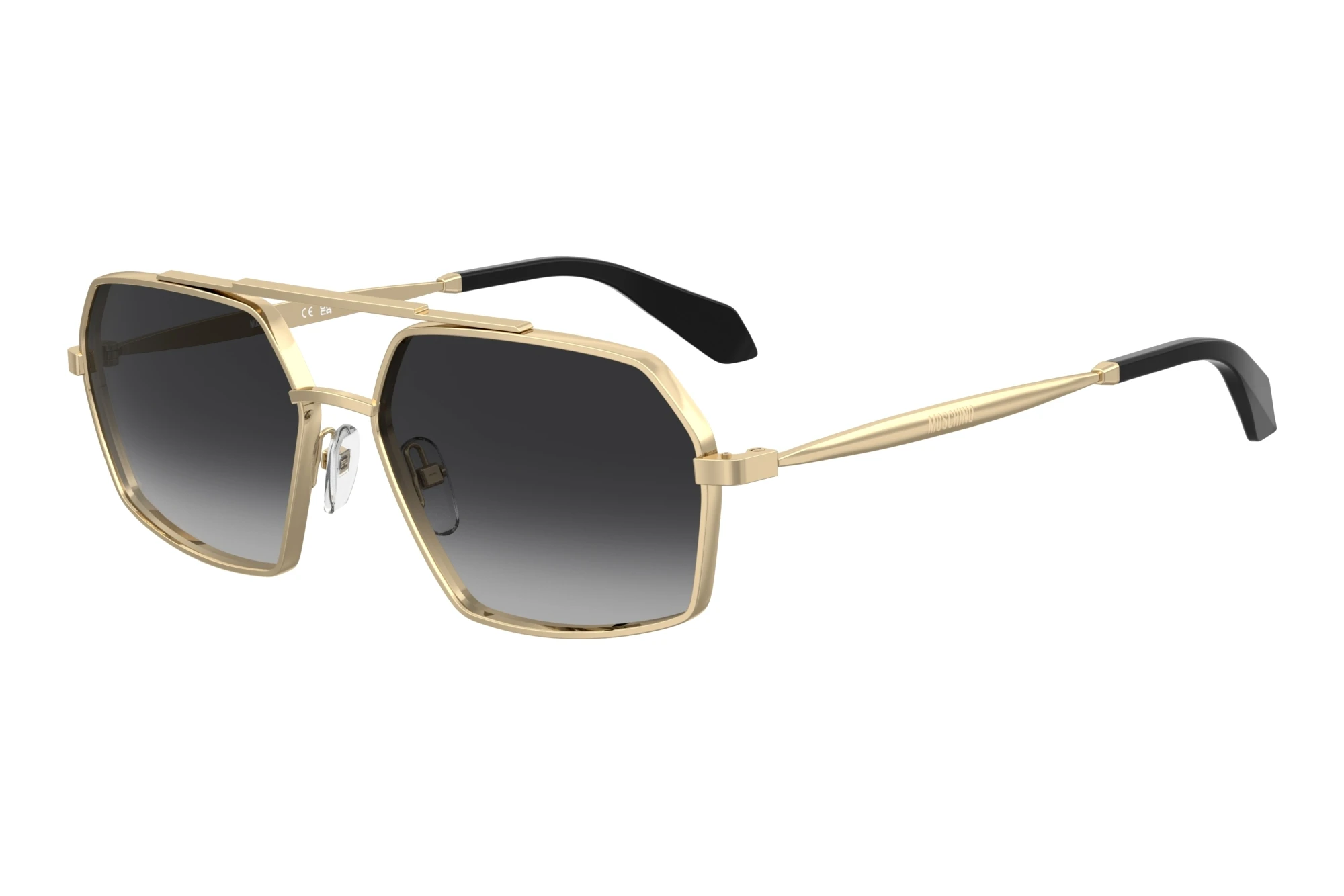 Moschino   MOS210/S 000/9O DARK GREY SHADEDROSE GOLD