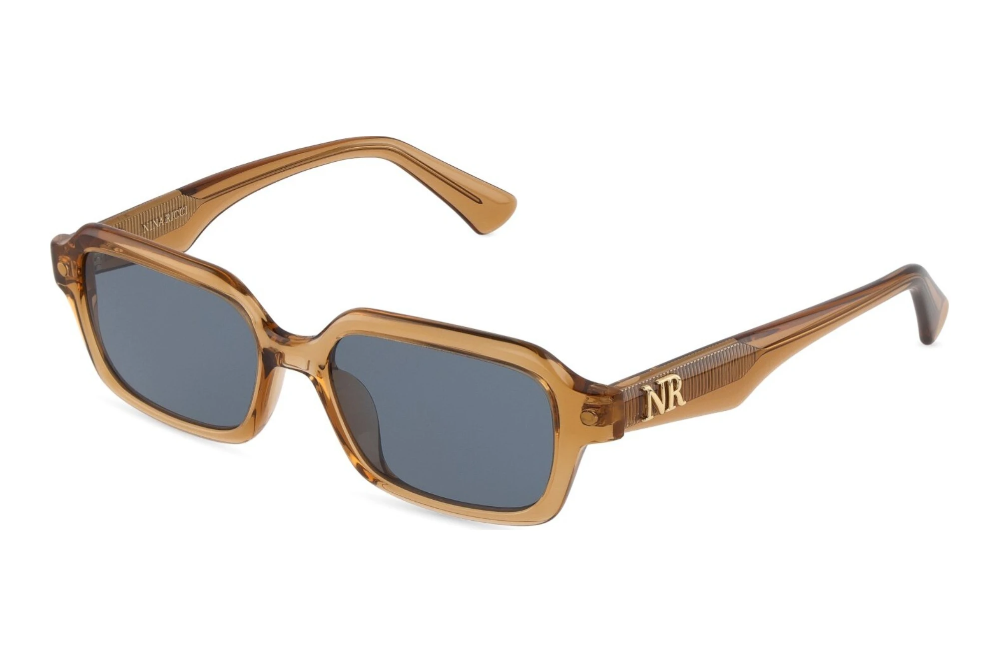 Nina Ricci   SNR491 0805 BLUESHINY TRANSP.LIGHT BROWN