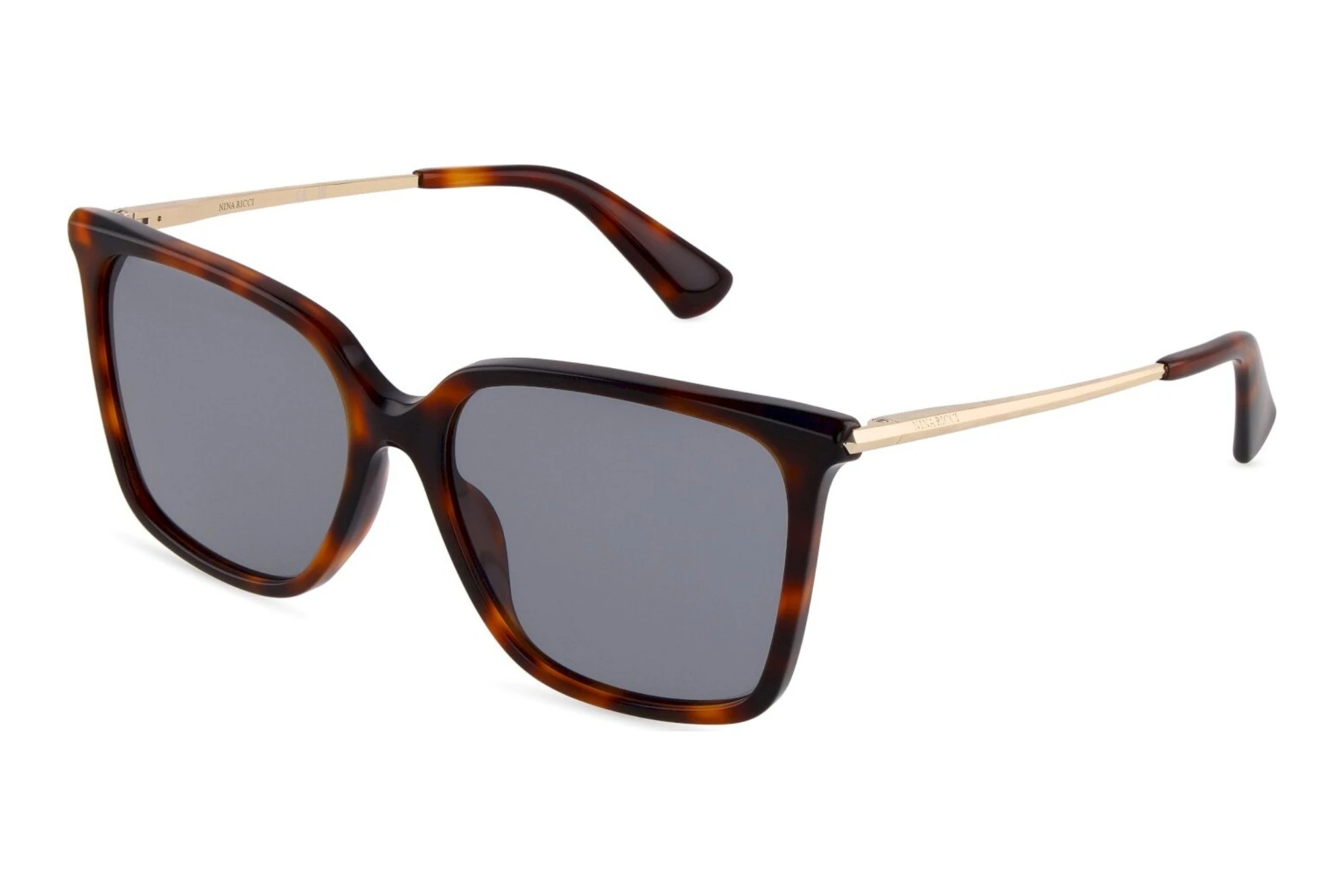 Nina Ricci   SNR495 0752 SMOKESHINY DARK HAVANA