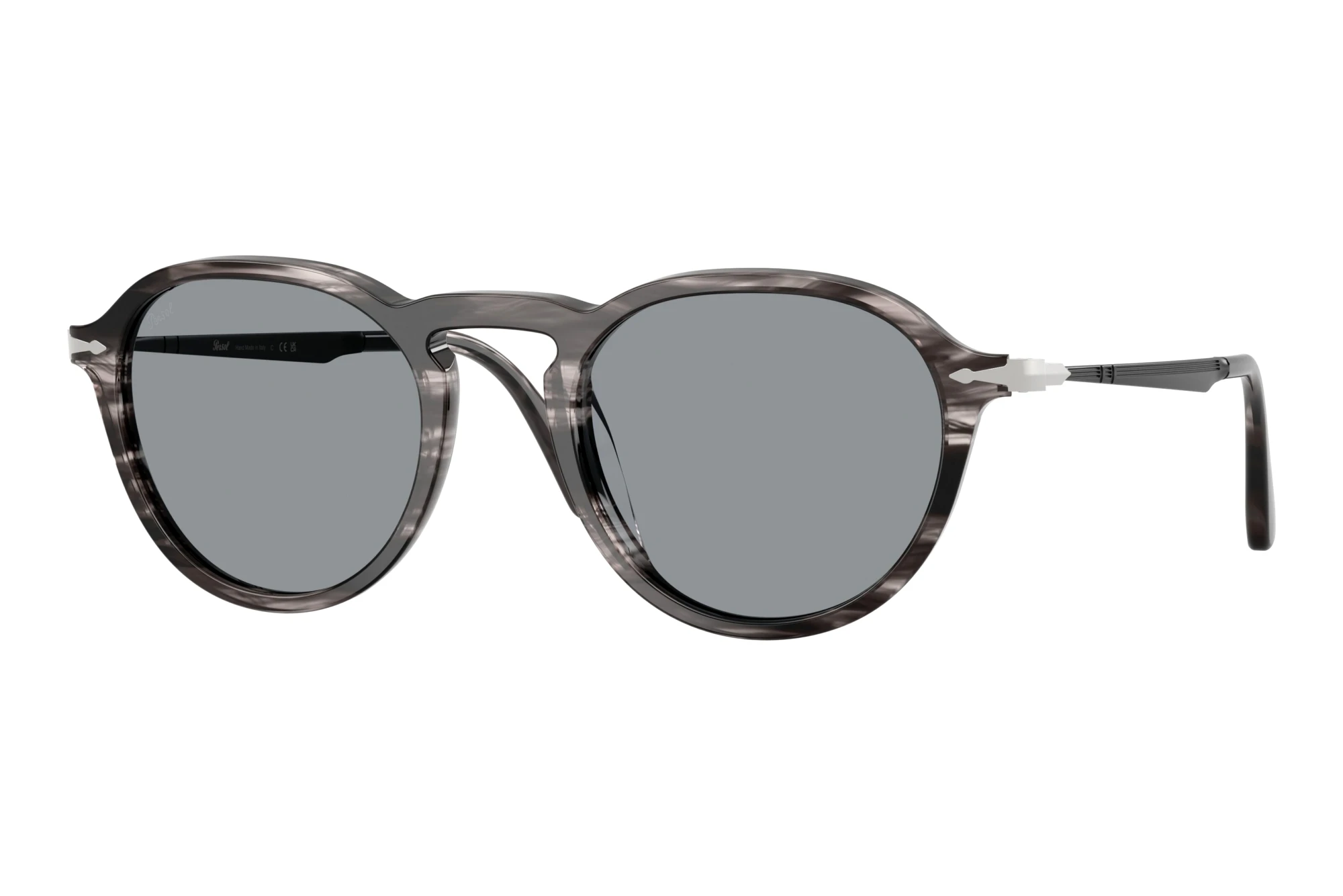 Persol   PO3383S 1238R5 BlueStriped Black & Grey