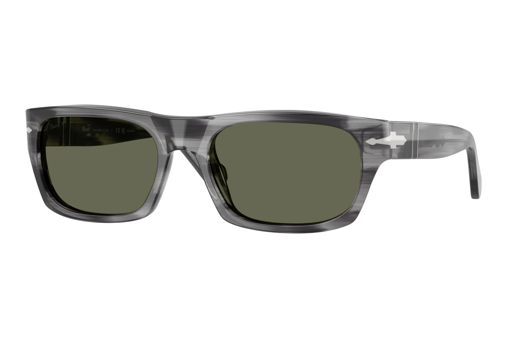 Persol   PO3398S 119258 Green PolarizedStriped Grey