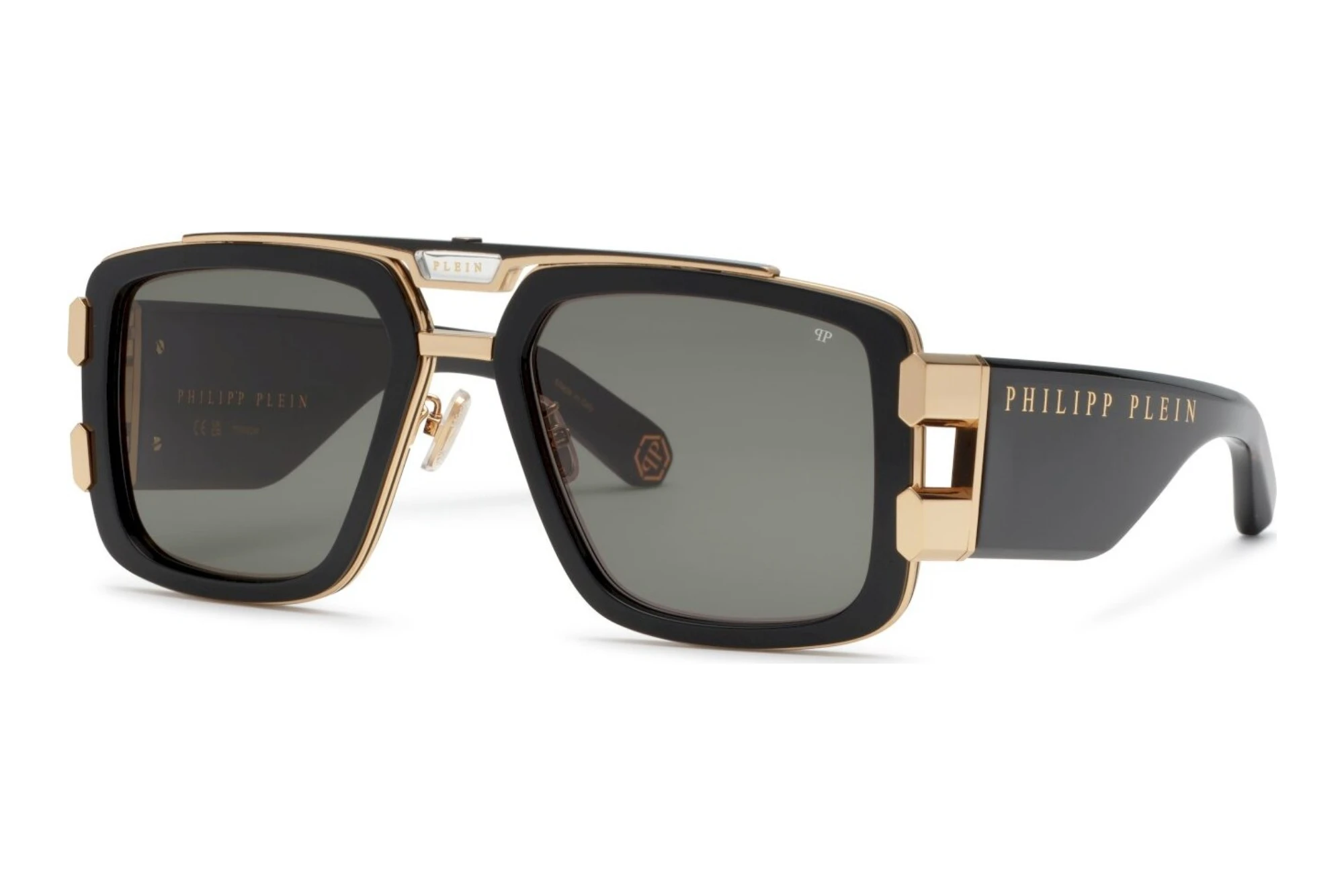 Philipp Plein   SPP128M 0301 GREY/GREENSH.ROSE GOLD W/BLACK PARTS