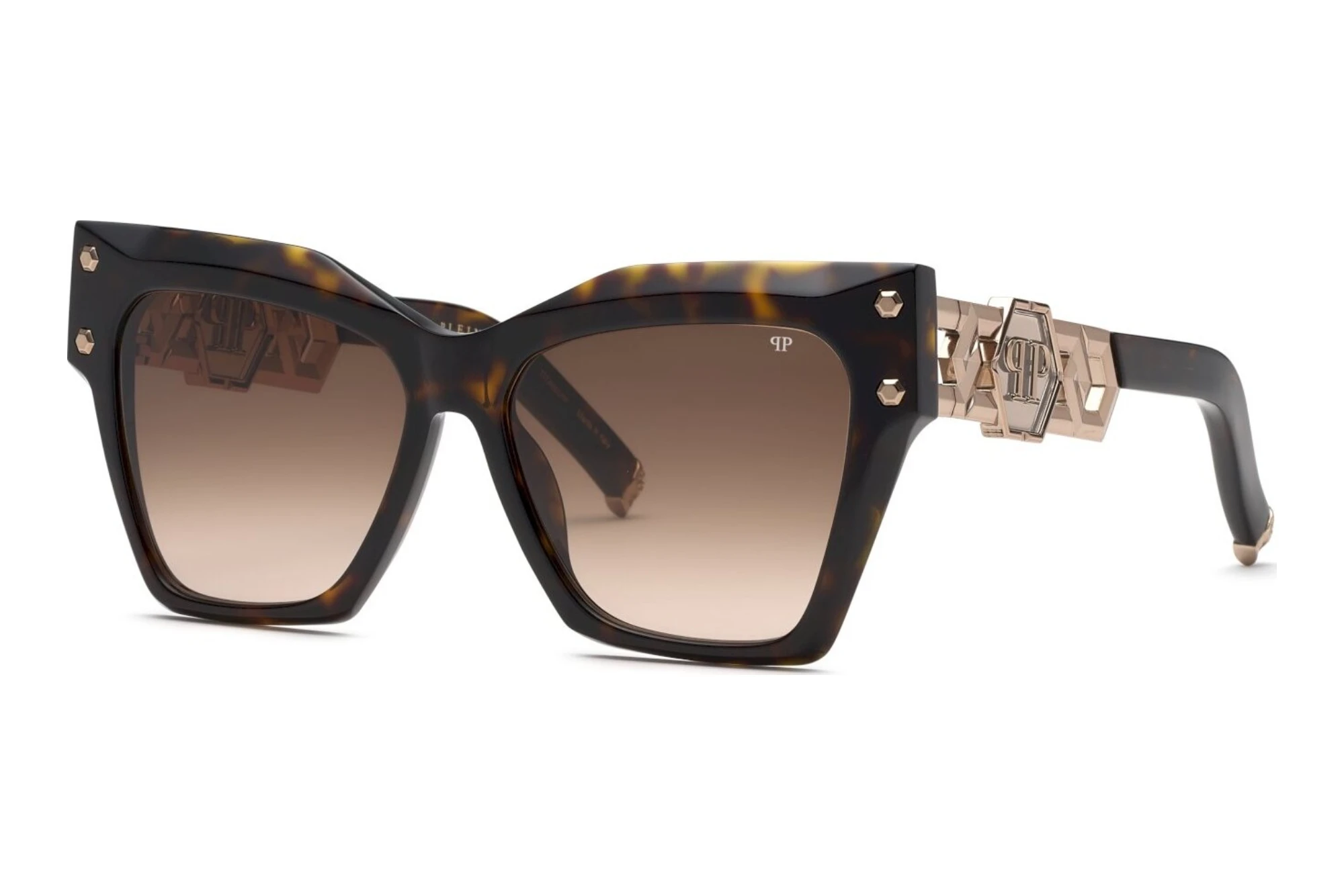 Philipp Plein   SPP175S 0722 BROWN GRADIENTSHINY DARK HAVANA