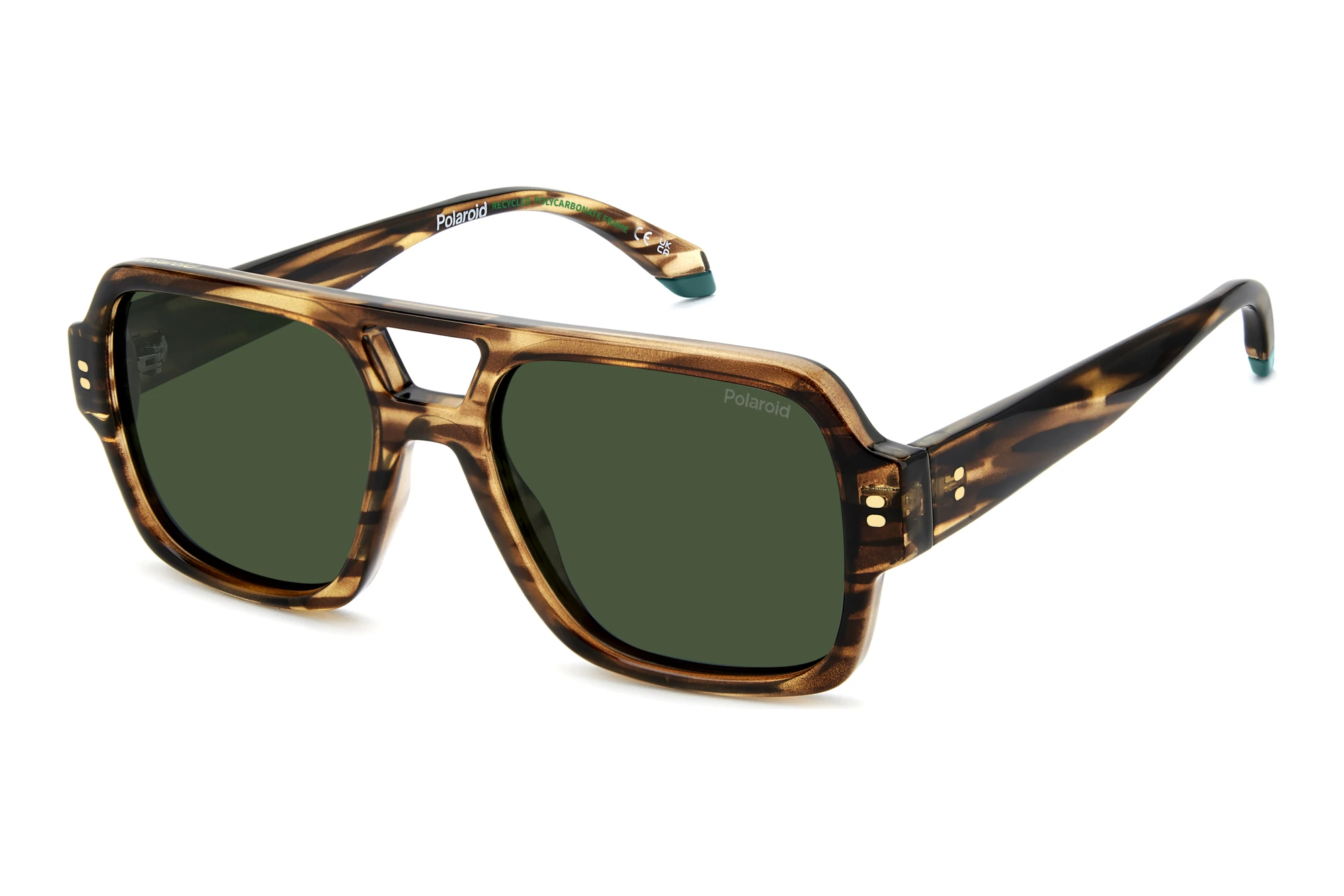 Polaroid   PLD 6250/S/X 9N4/UC GREEN POLARIZEDHAVANA BROWN