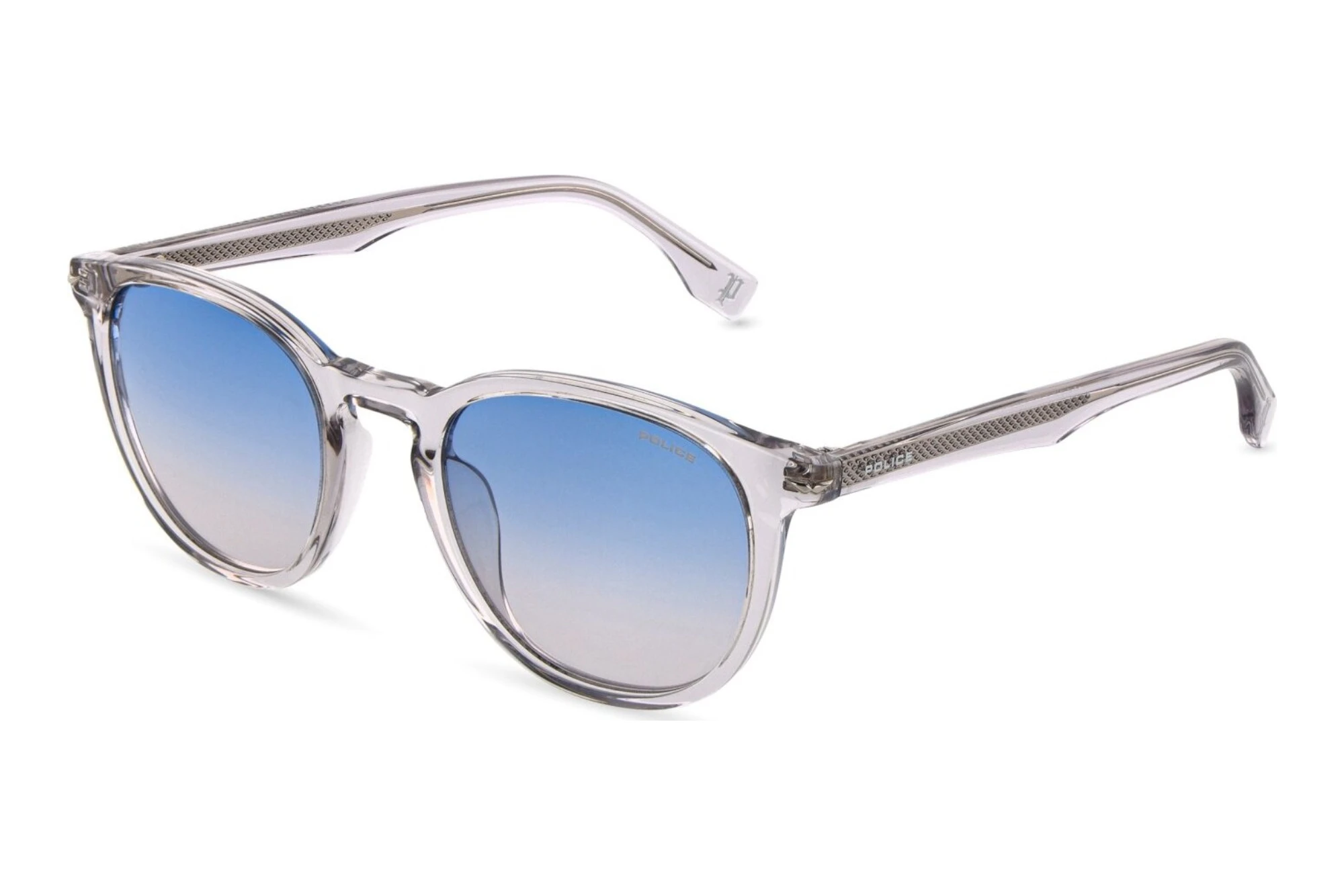Police   SPLQ82 06A7 BLUE GRADIENT SMOKESHINY TRANSP. GREY