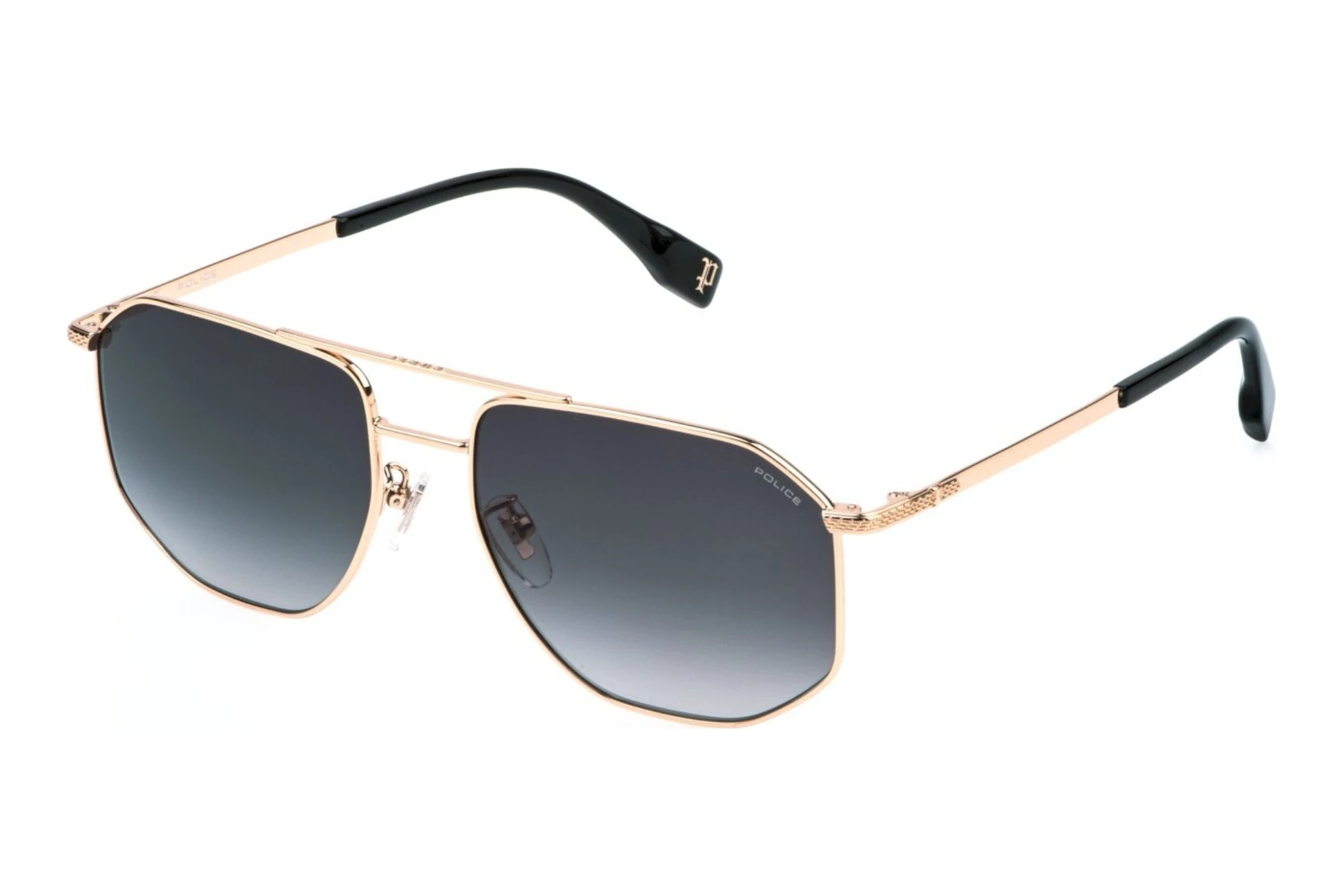 Police   SPLR76 0300 SMOKE GRADIENTSHINY ROSE GOLD