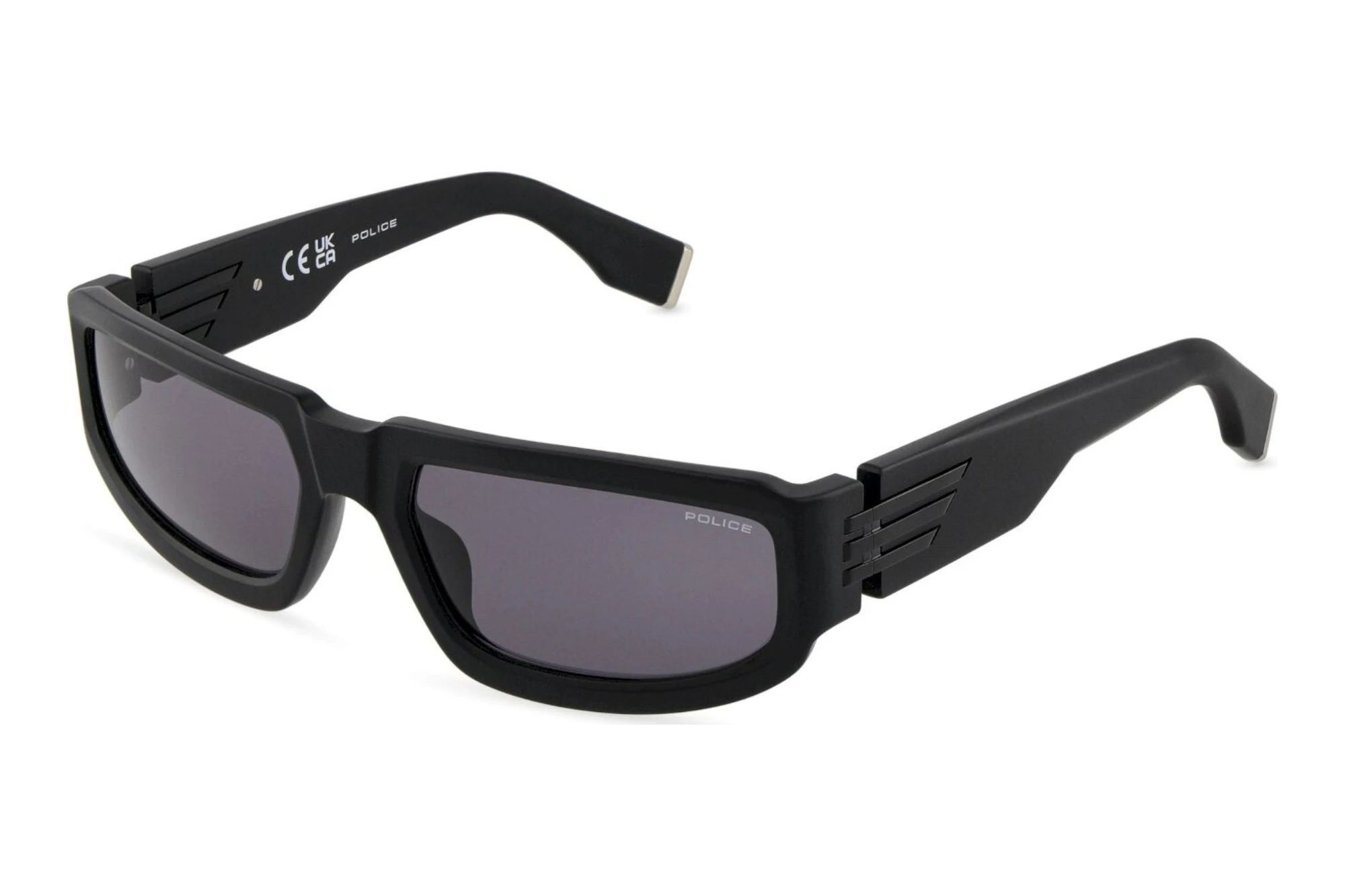 Police   SPLU77 0703 SMOKEMATT/SANDBLASTED BLACK