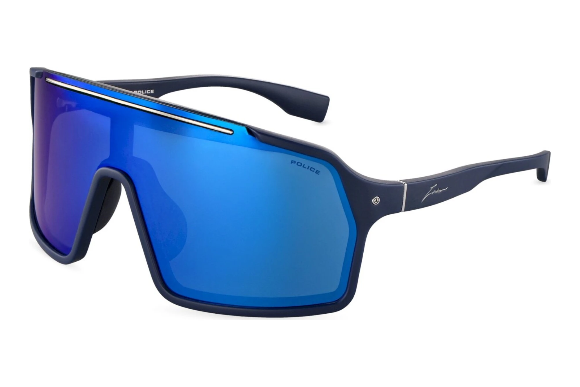 Police   SPLU84 R22B SMOKE MULTILAYER BLUEFULL MATT BLUE