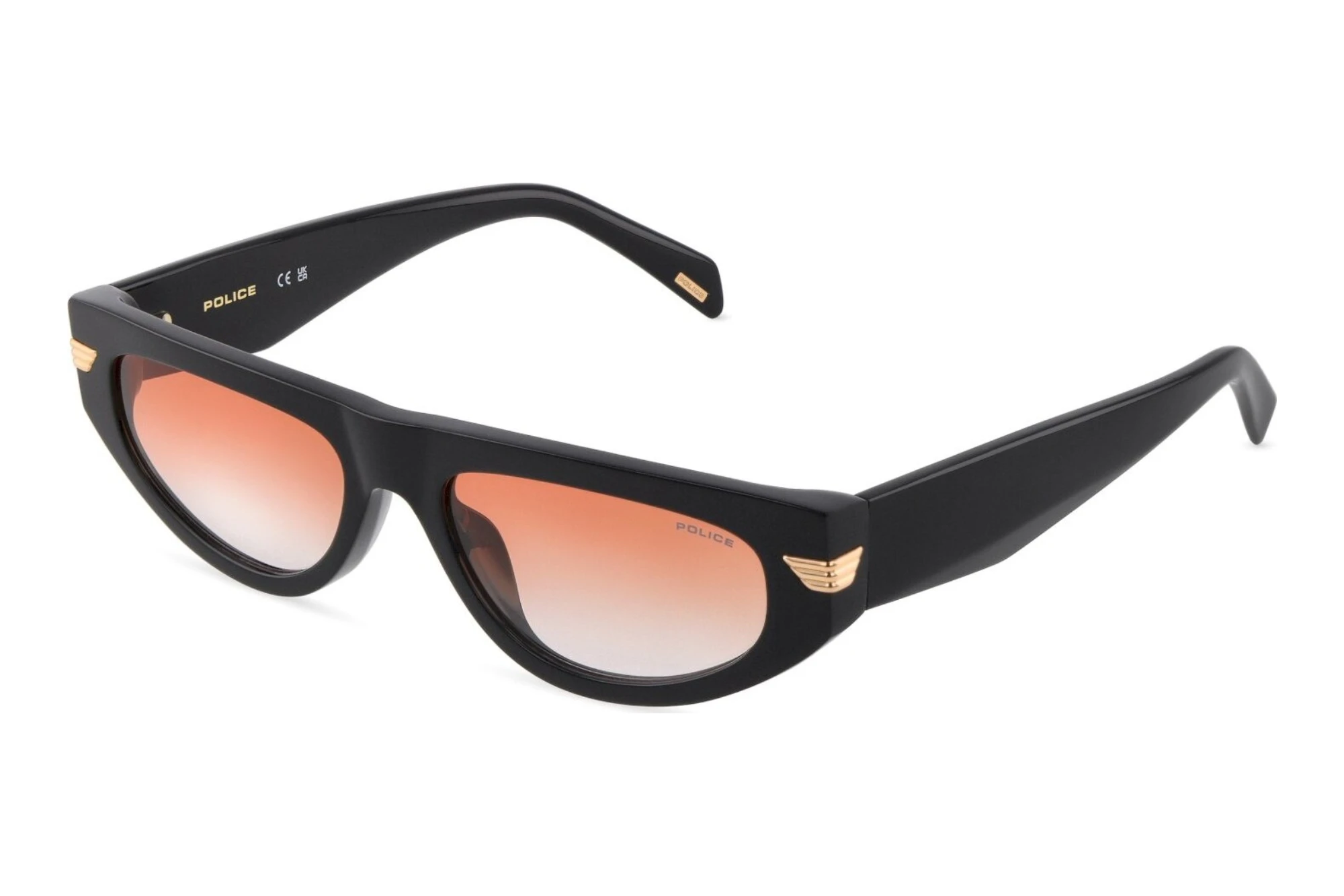 Police   SPLV61 700Y ORANGE GRADIENTSHINY BLACK