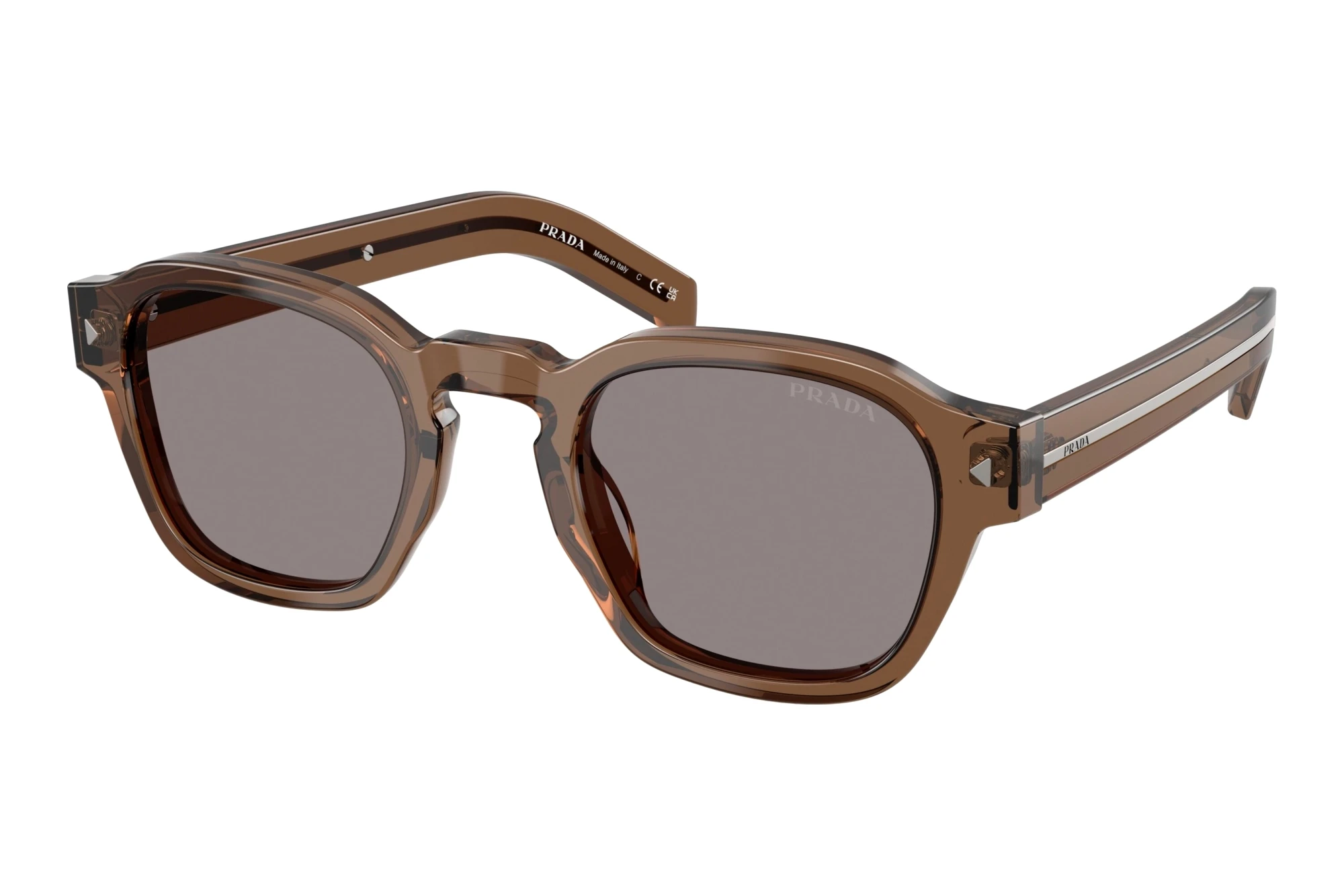 Prada   PR A16S 28I03D GreyTransparent Clay