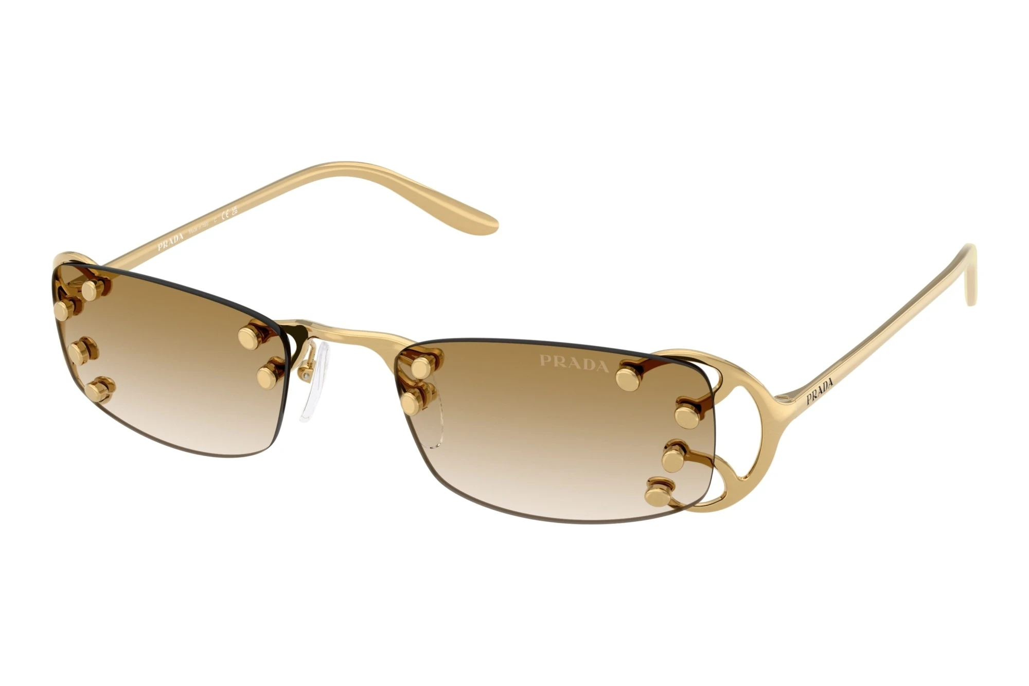 Prada   PR C57S 29H30V Clear Gradient Light BrownOro Pallido Nouveau