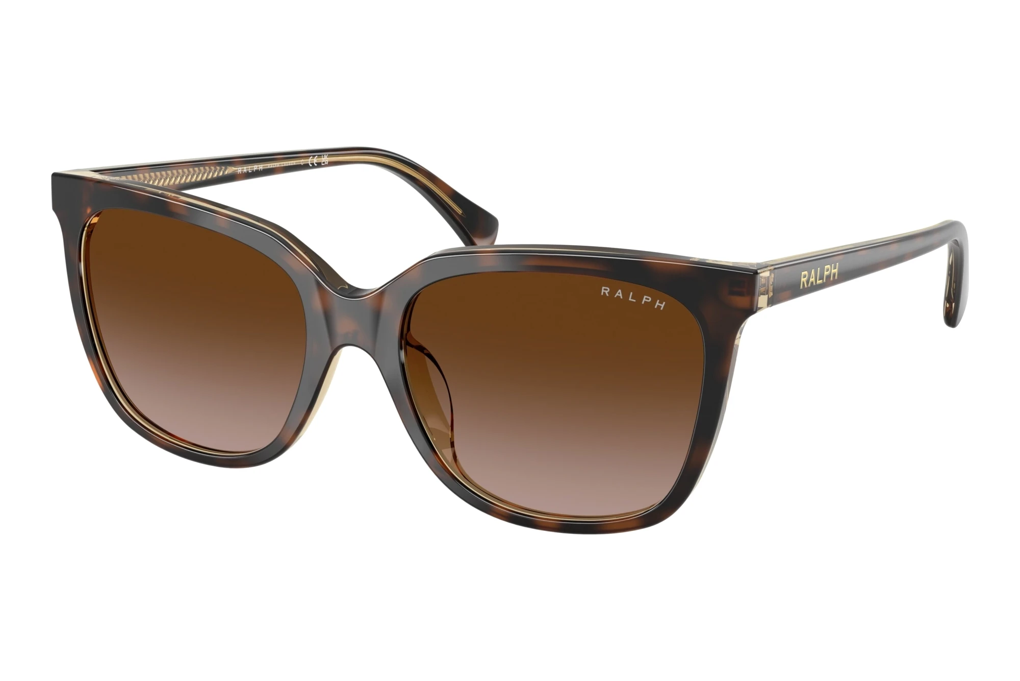 Ralph   RA5343U 629413 Gradient BrownDark Havana On Transparent