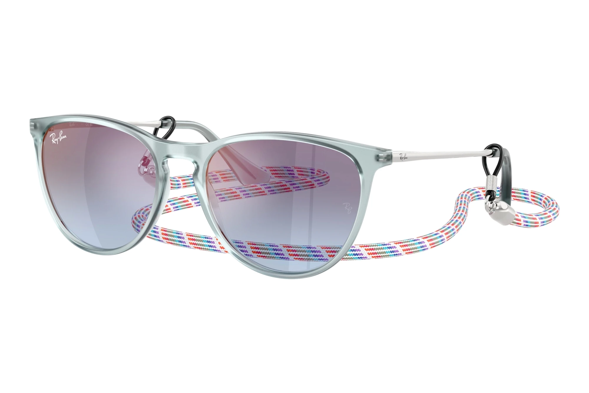 Ray-Ban Kids   RJ9060S 7223U0 Blue Gradient Grey Mirror RoseTransparent Blue