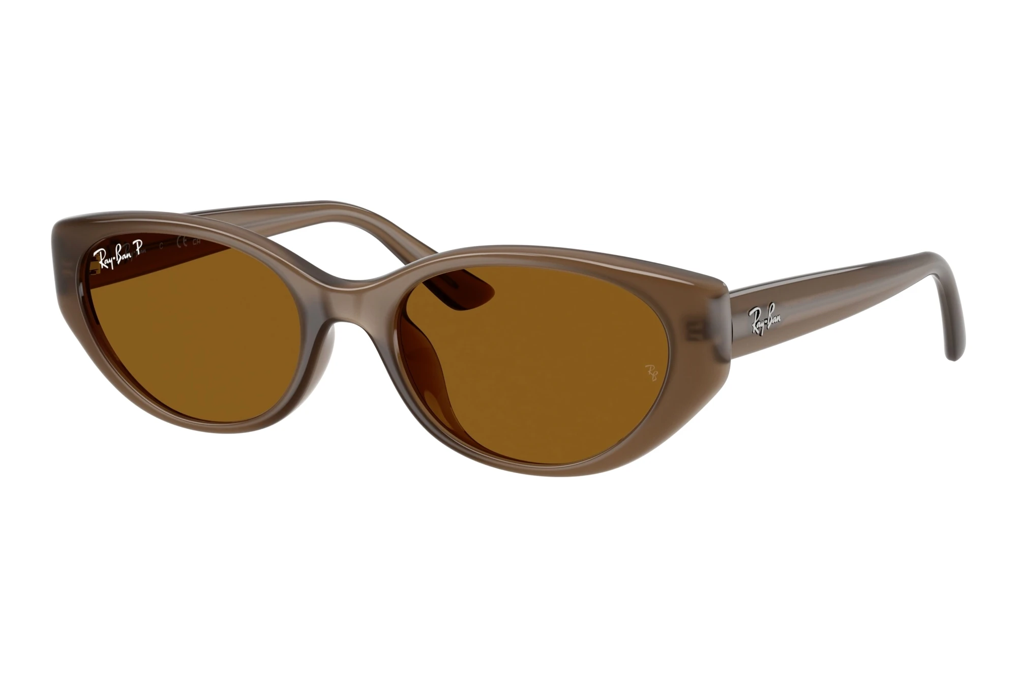 Ray-Ban   RB4457D 677983 Dark Brown - PolarTransparent Brown